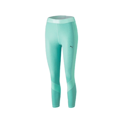 MALLA PUMA LARGA STUDIO MUJER, VERDE DECOLORADO