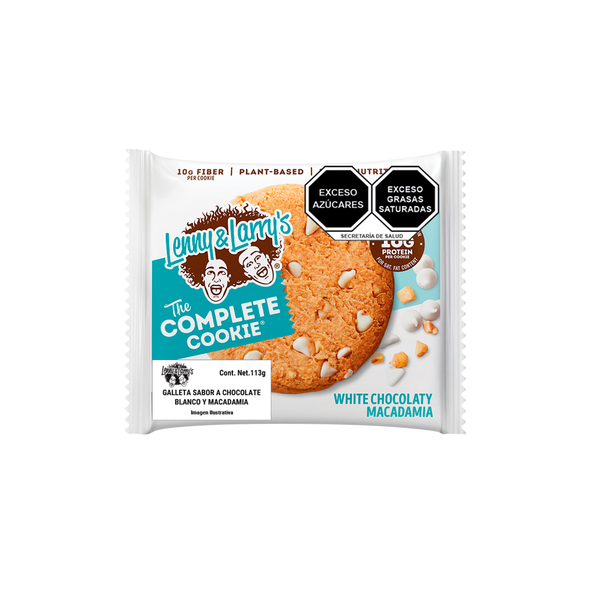 Galleta Lenny & Larry's Complete 12pz Chocolate Blanco con Macadamia