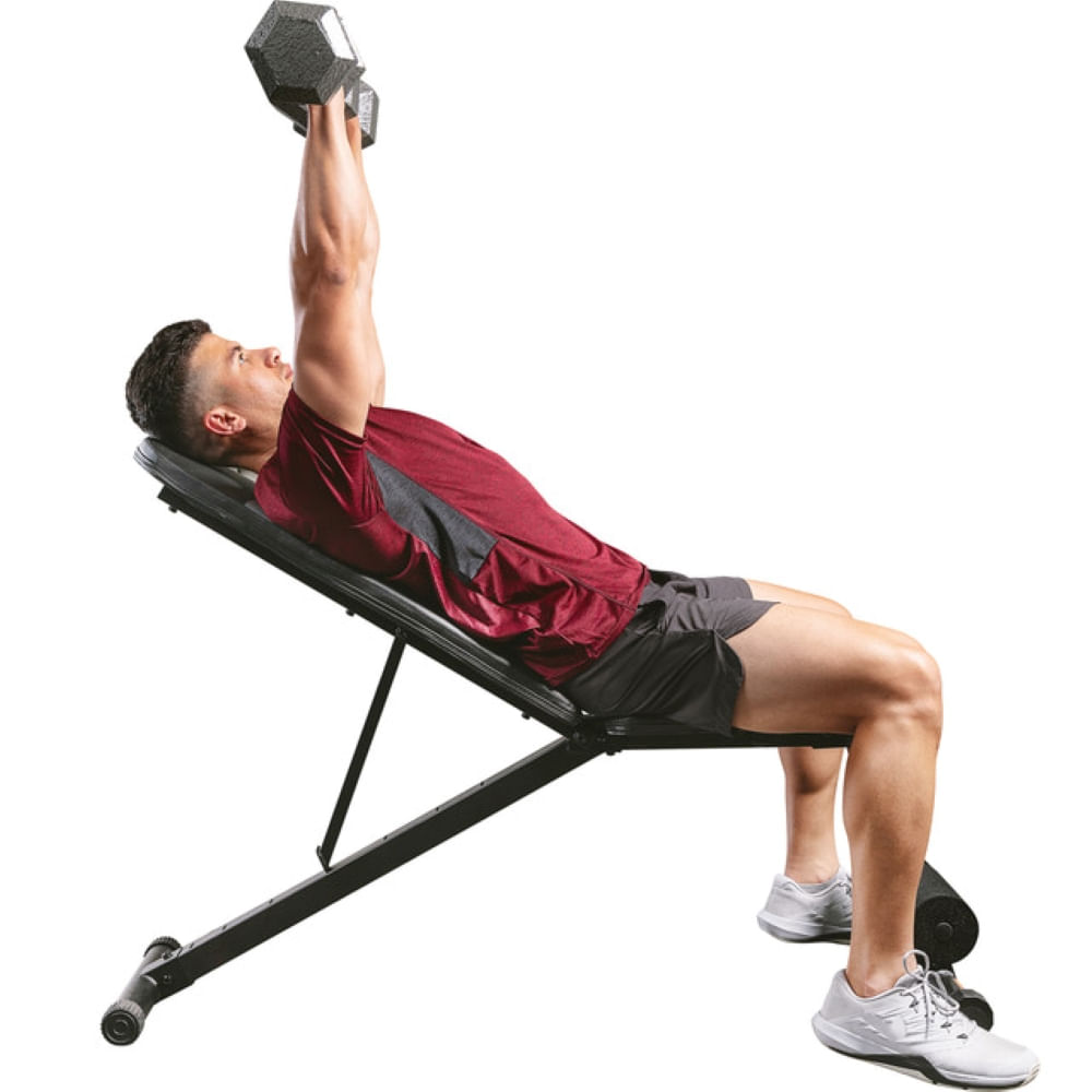 Banco de Peso Inclinable Sunny Health Fitness Ajustable BH620038