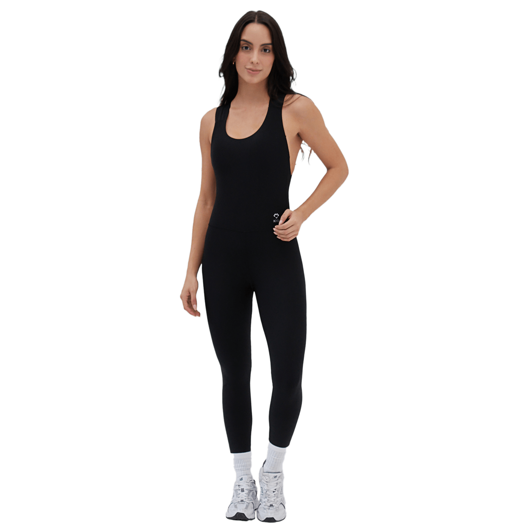 Jumpsuit Colombiano Kisuana Sport Entrenamiento Sólido E1594N Mujer