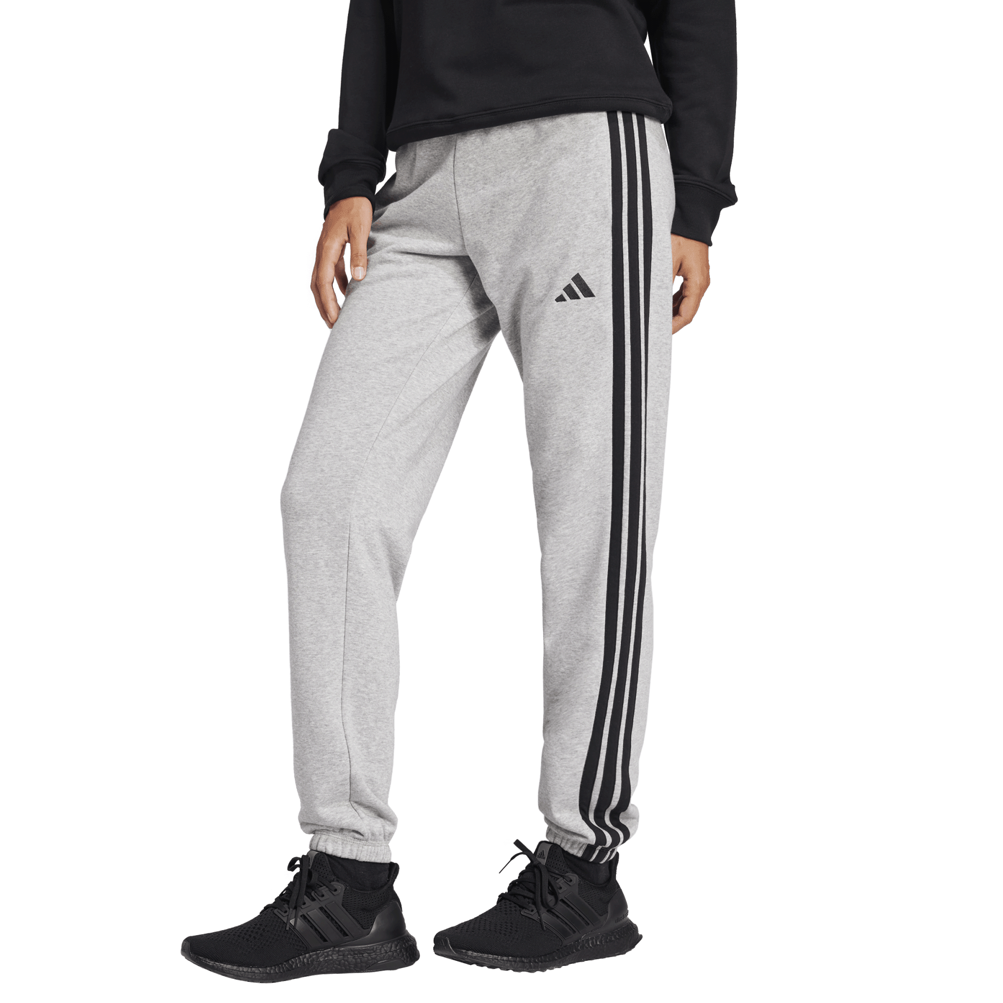 Pants adidas Essentials French Terry Cuffed 3 Stripes Mujer JD5310