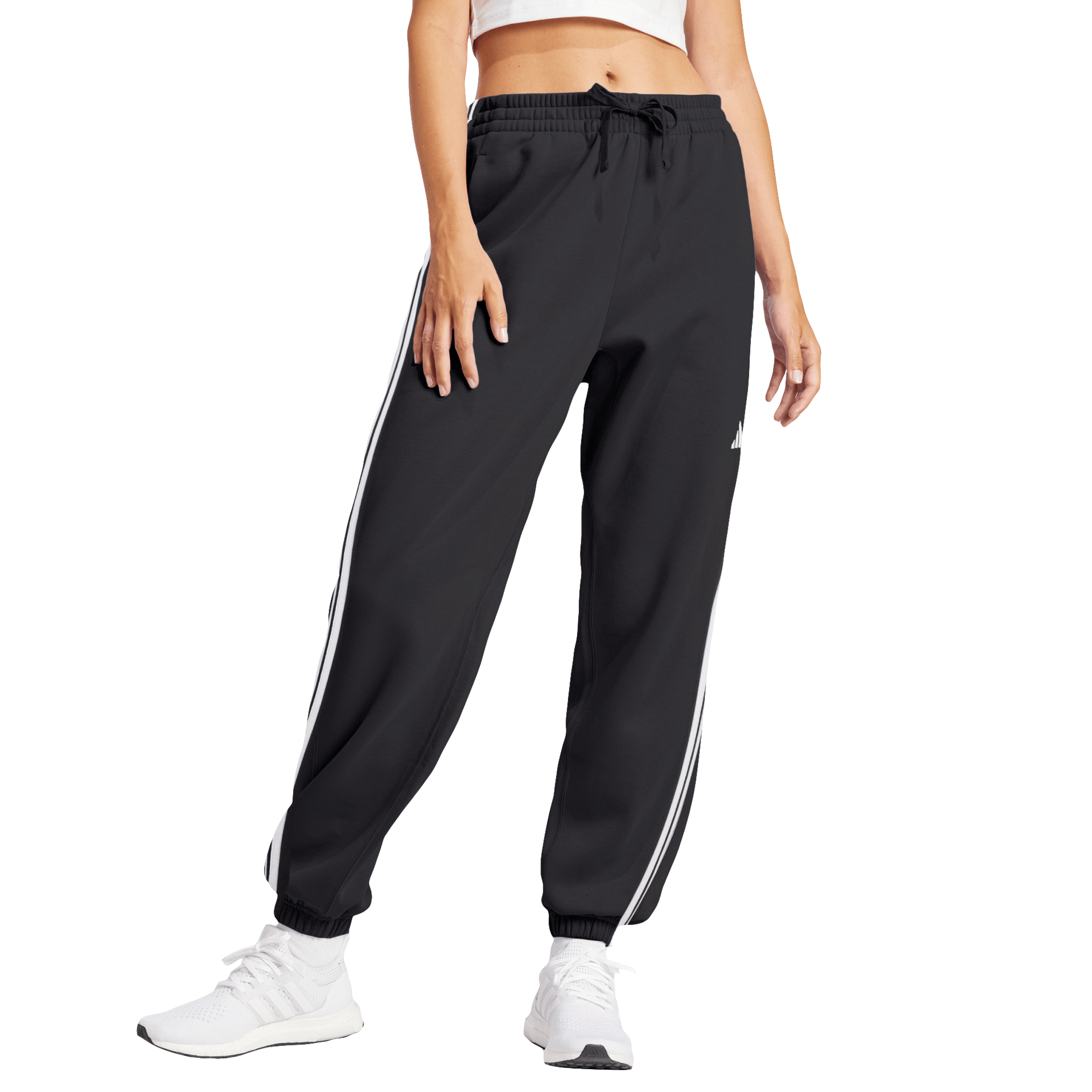 Pants adidas Essentials French Terry Cuffed 3 Stripes Mujer JD5302