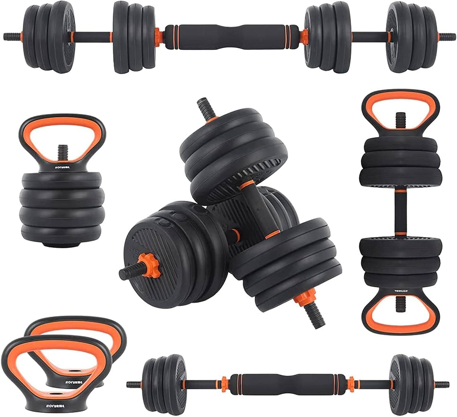 Set de Mancuernas Brandtrendy Entrenamiento 6 en 1 Multi 30KG