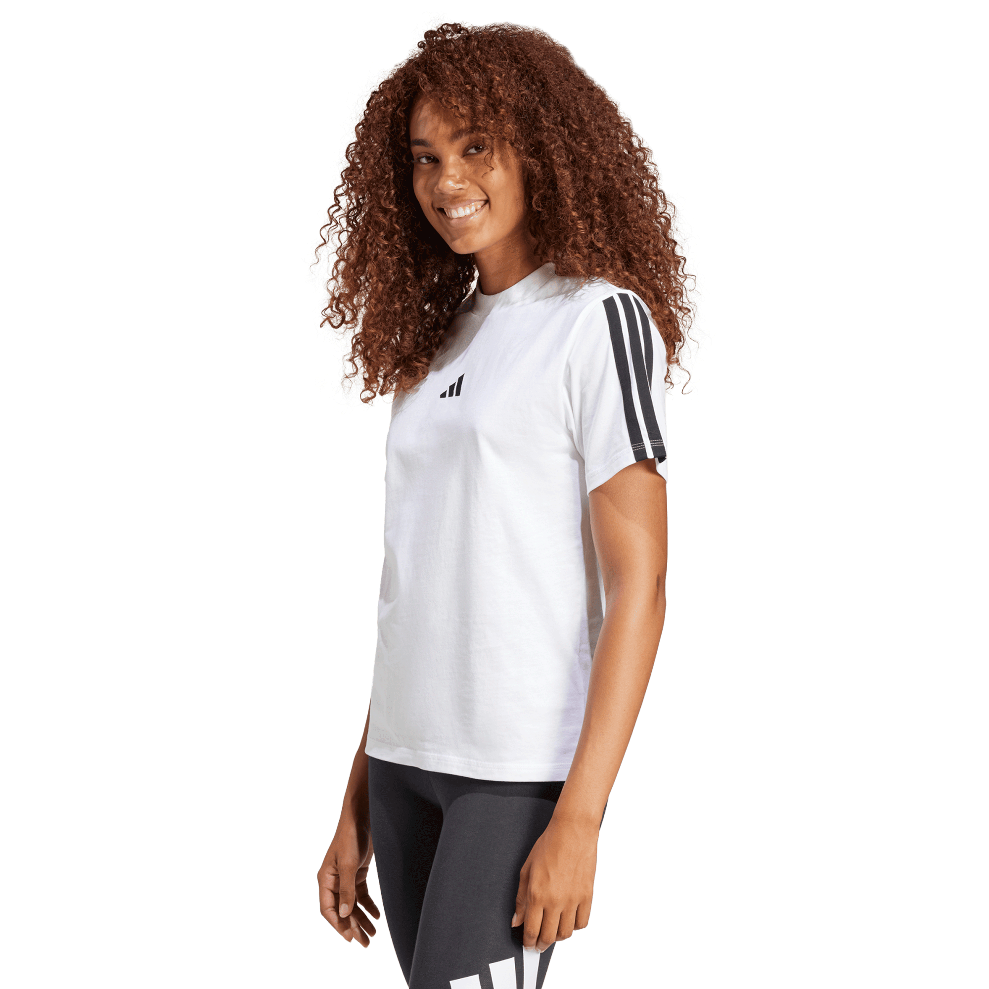 Playera adidas Essentials 3 Stripes Mujer JM2394
