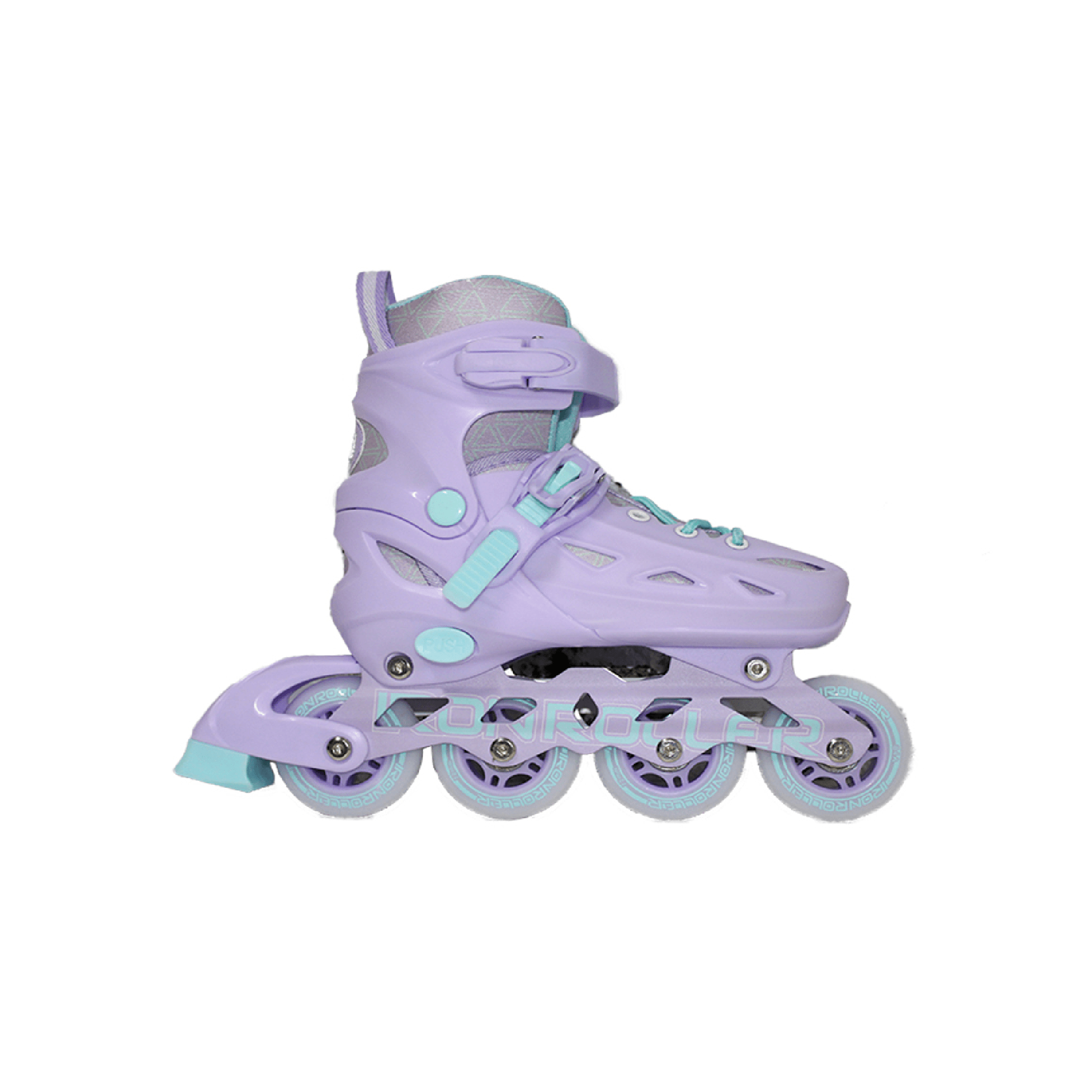 Patines Ajustable Iron Roller Skate Speed Infantil Niña Lila