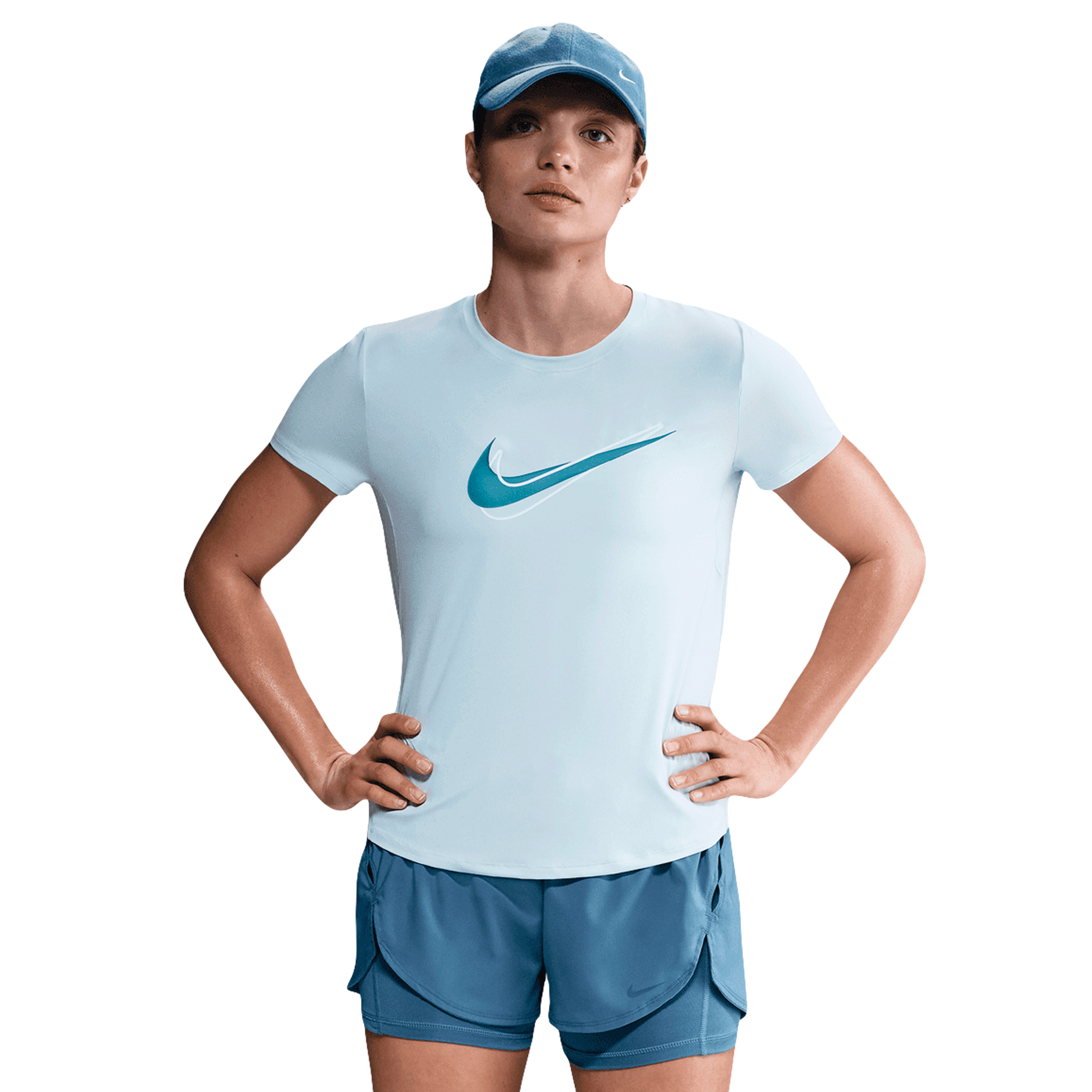 Playera Nike Correr One Swoosh Mujer HJ2204-423