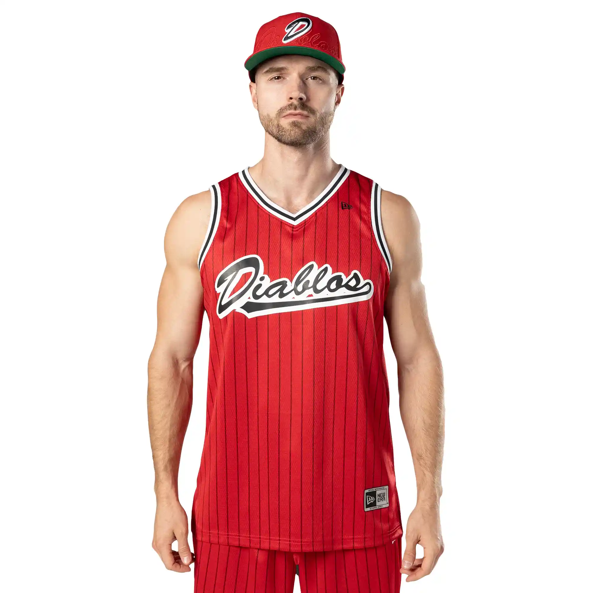 Jersey New Era LNBP Diablos Rojos del México Hombre 14860267