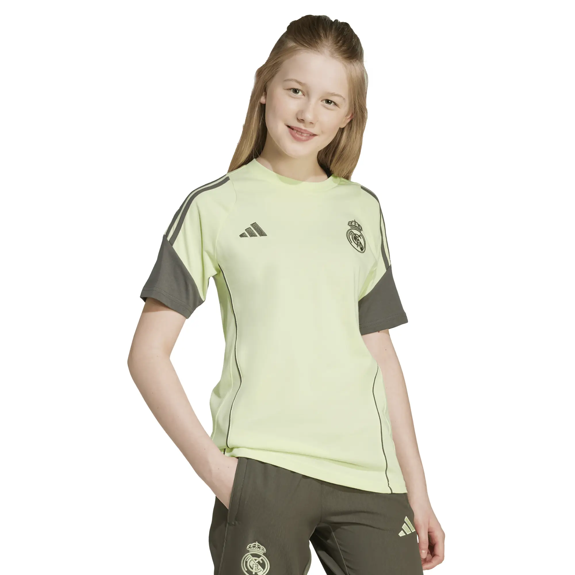 Playera adidas Futbol Real Madrid Tiro 24 Sweat Infantil Unisex JP3990