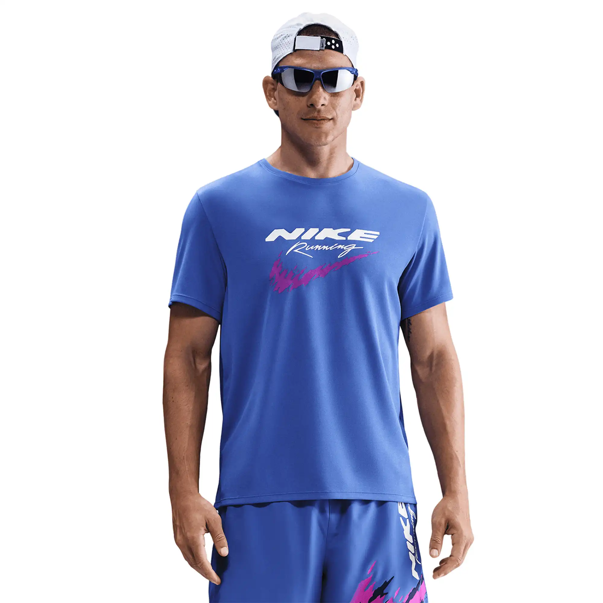 Playera Nike Correr Miler Hombre HV2135-411