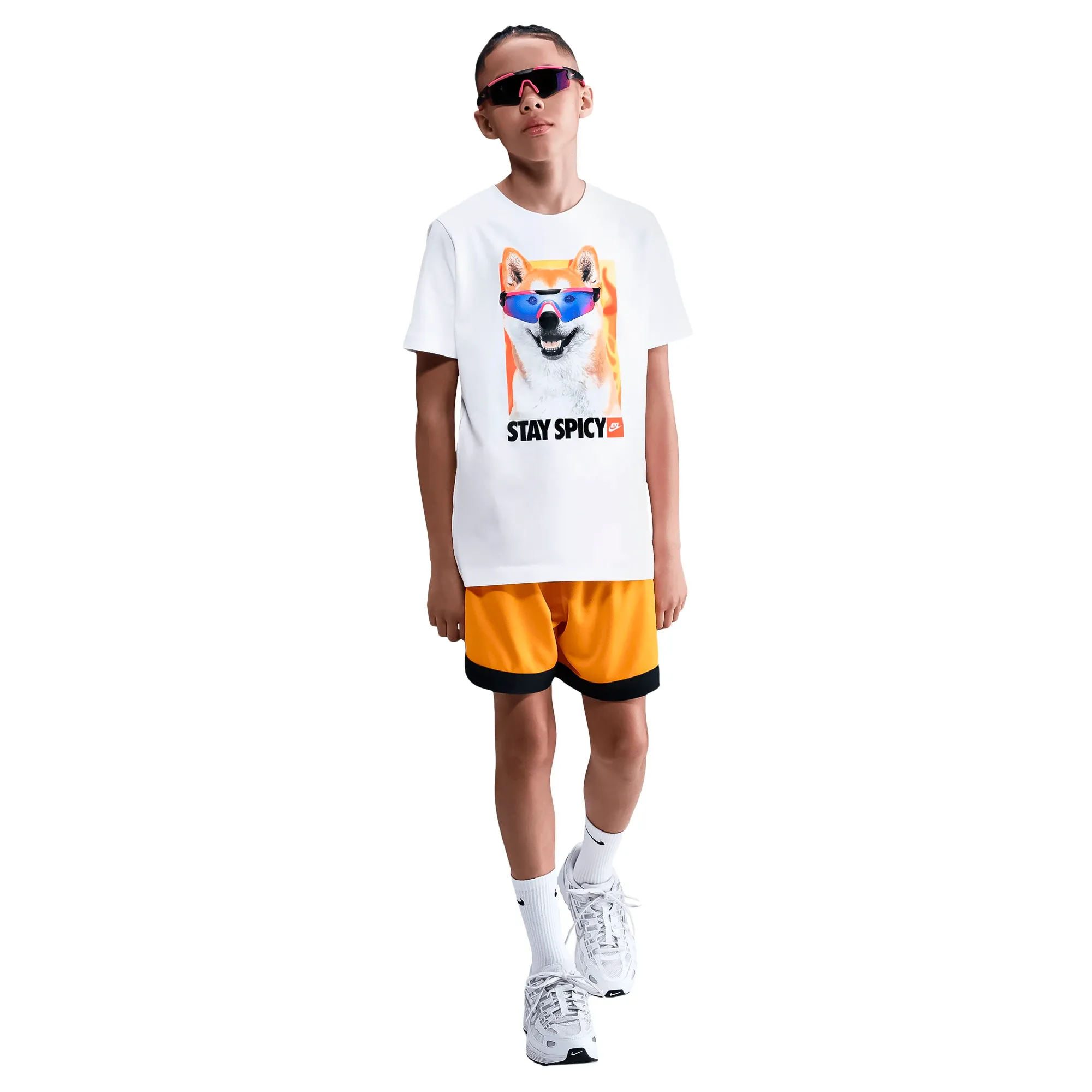 Playera Nike Casual Sportswear Niño HV5206-100