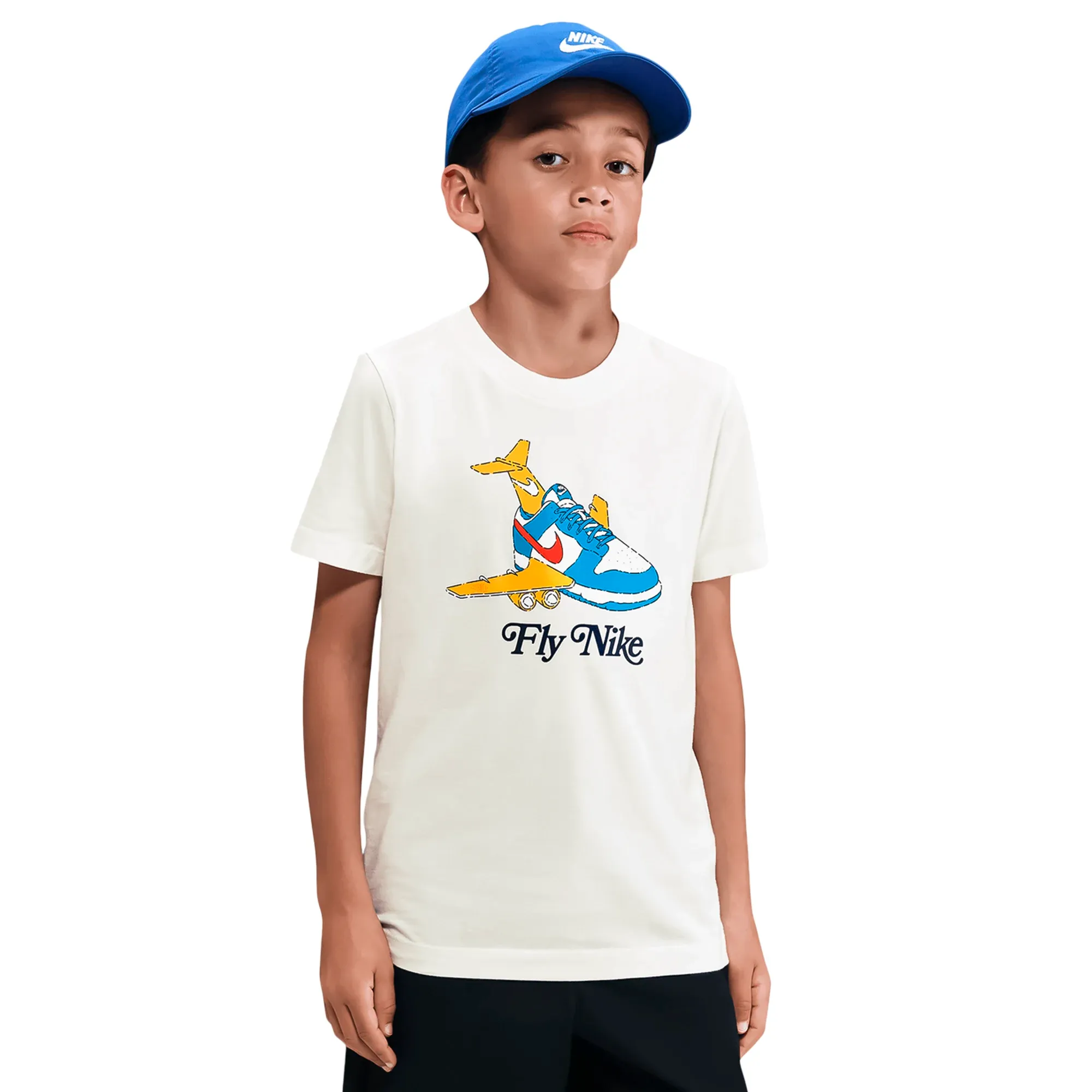 Playera Nike Casual Sportswear Niño HV5208-100