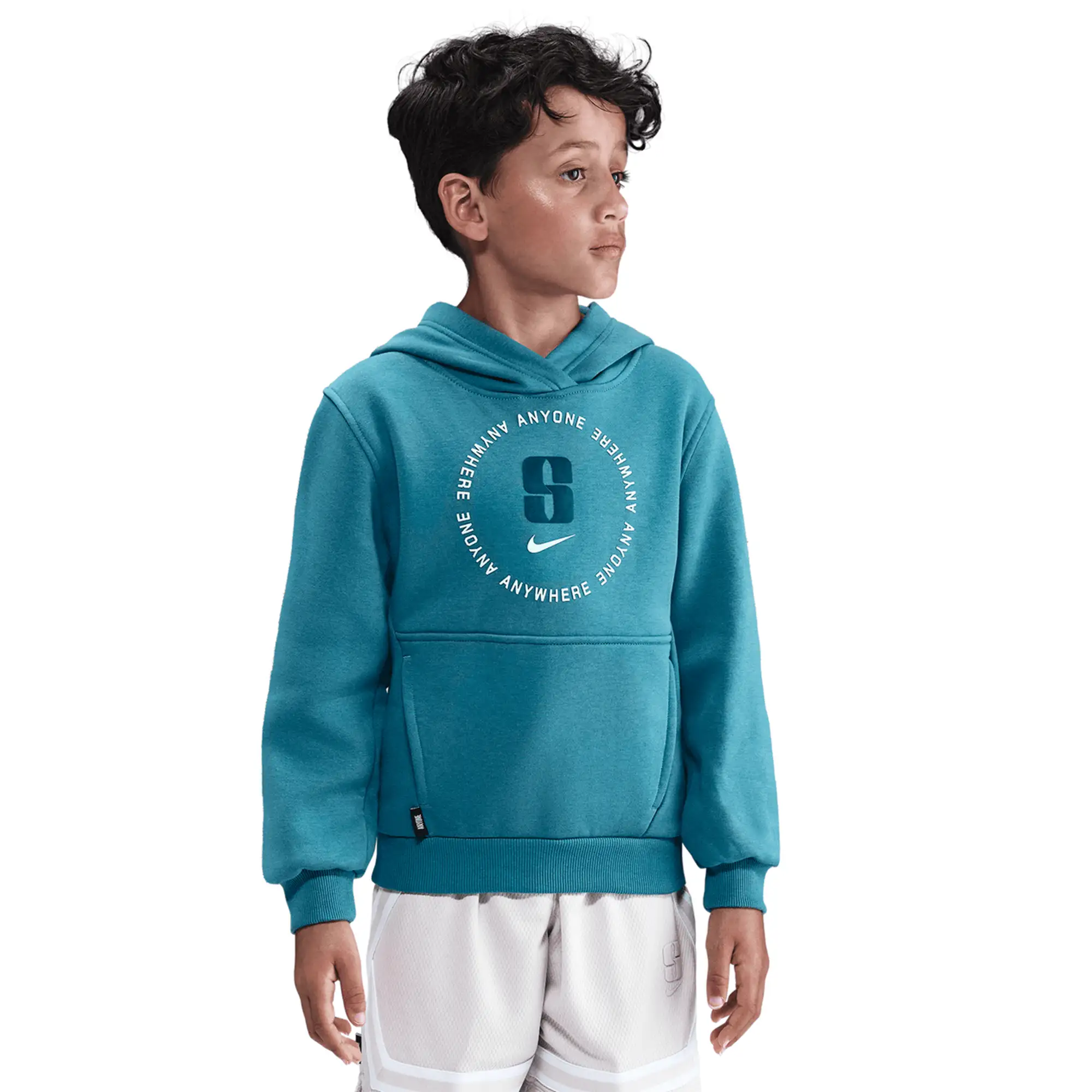 Sudadera Nike Basquetbol Sabrina Club Fleece Infantil Unisex HV0505-413