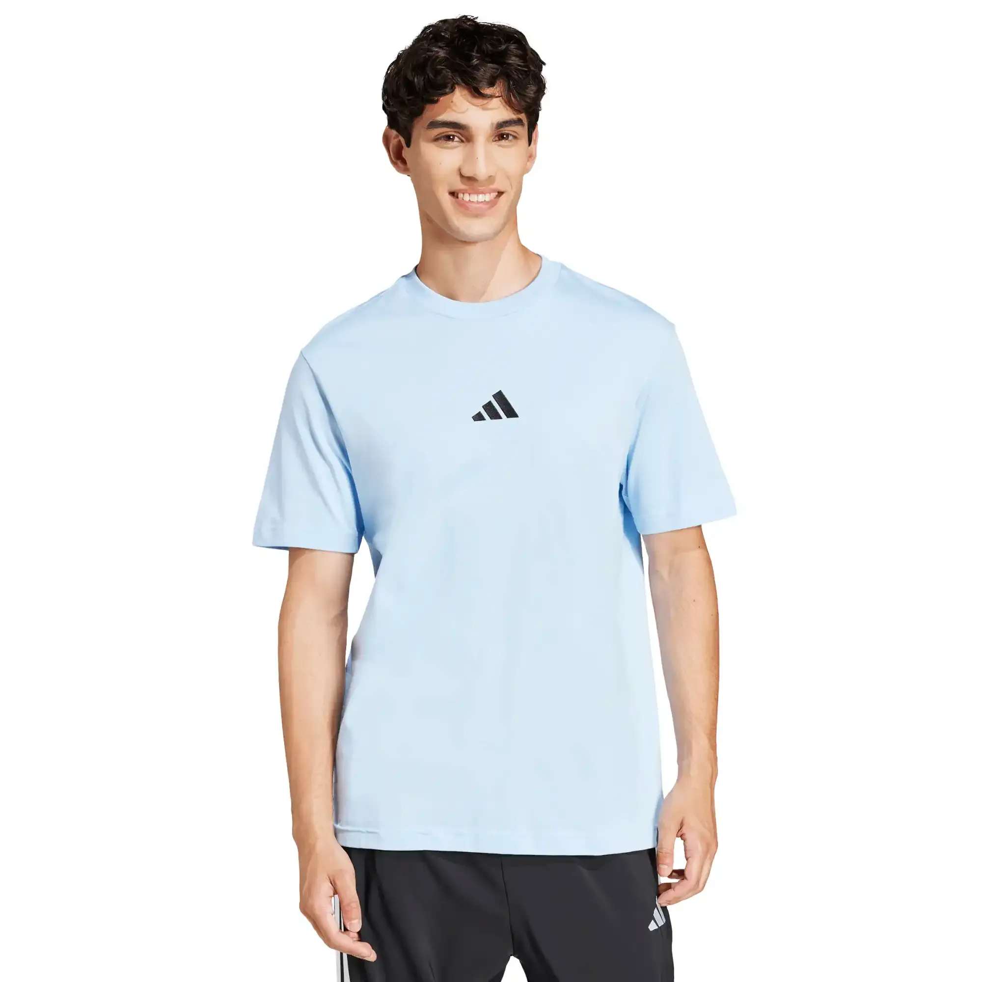 Playera adidas Essentials Slim Logo Hombre JF1101
