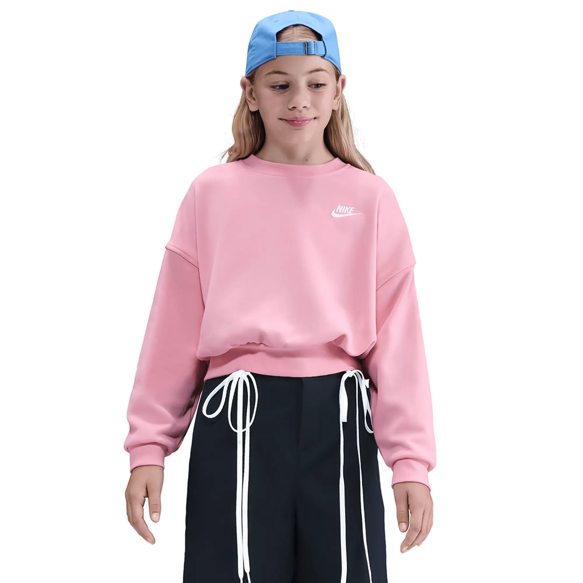 Sudadera Nike Casual Sportswear Club Fleece Niña IH2215-690