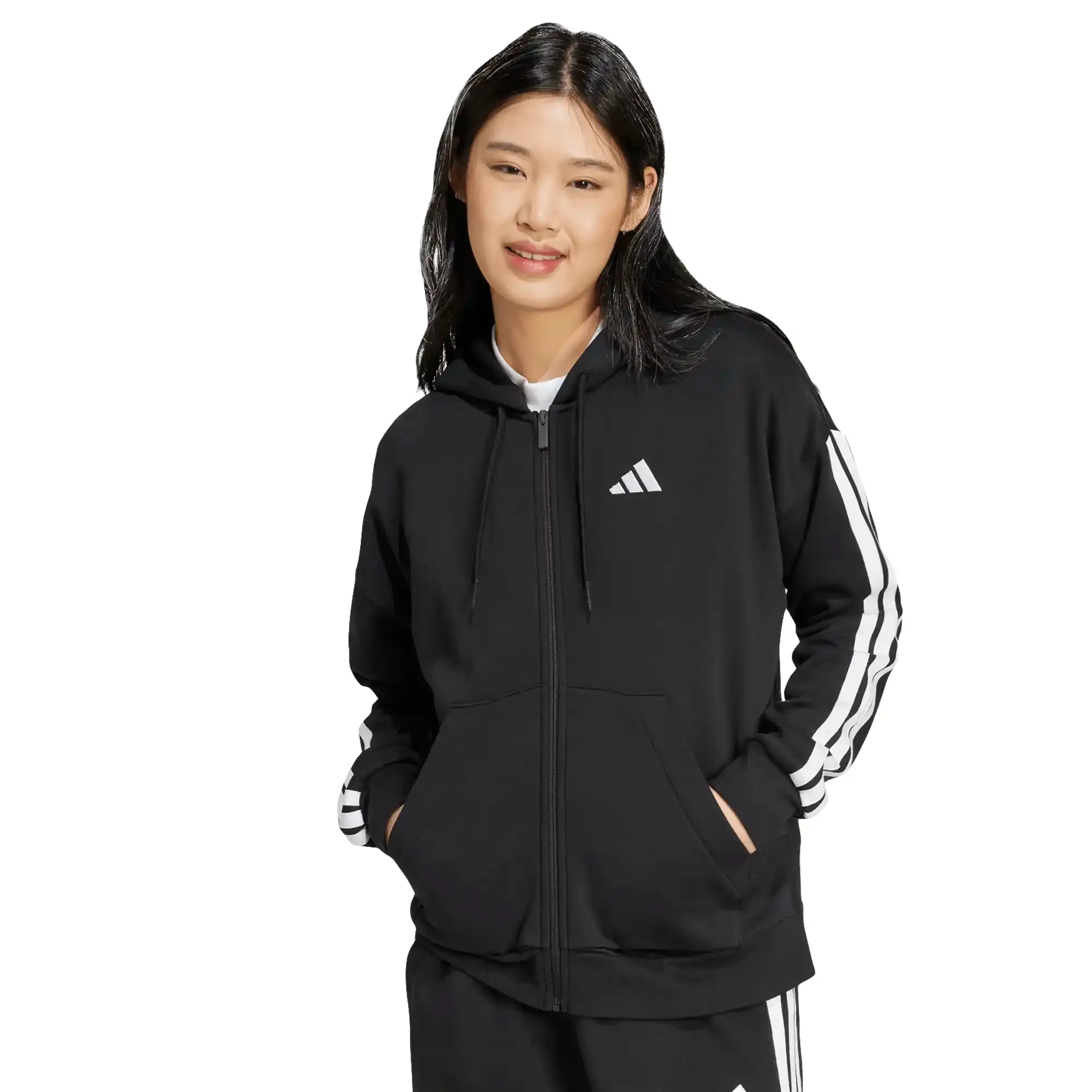 Chamarra adidas Essentials 3 Stripes Mujer JE1283