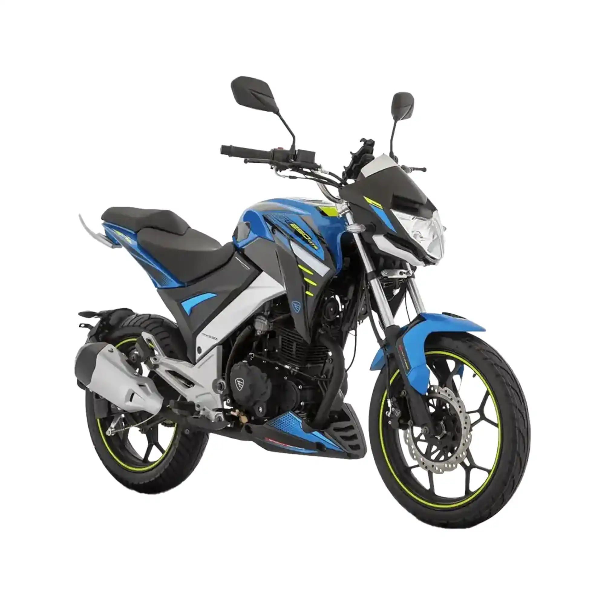 Motocicleta de Trabajo Italika FT250 GTS GPS Azul con Negro