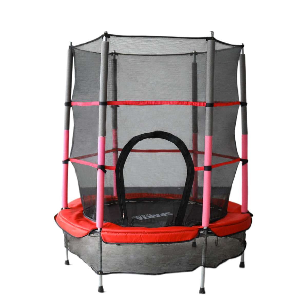 Trampolín Sparta ATRSPA0001 1.39M Infantil Rojo/Negro