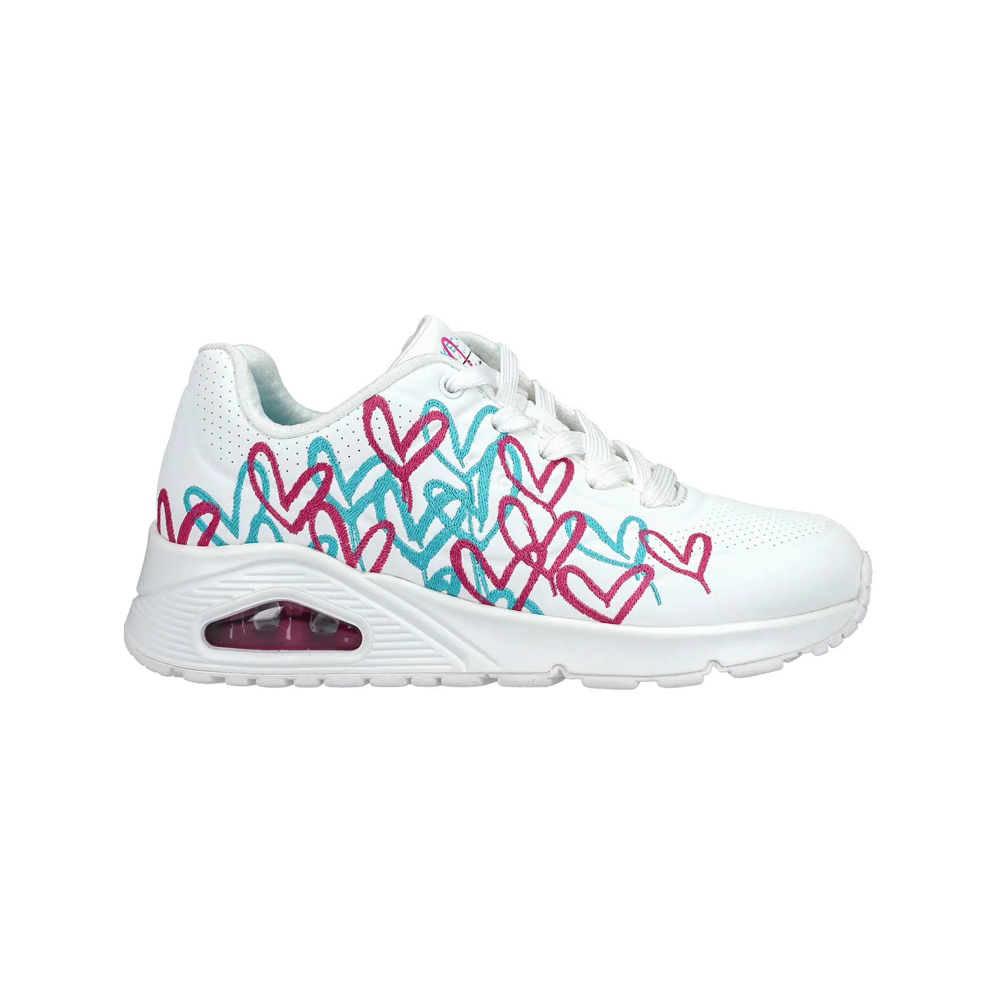 Tenis Skechers Casual Uno - Goden Heart Mujer 177975WPTQ