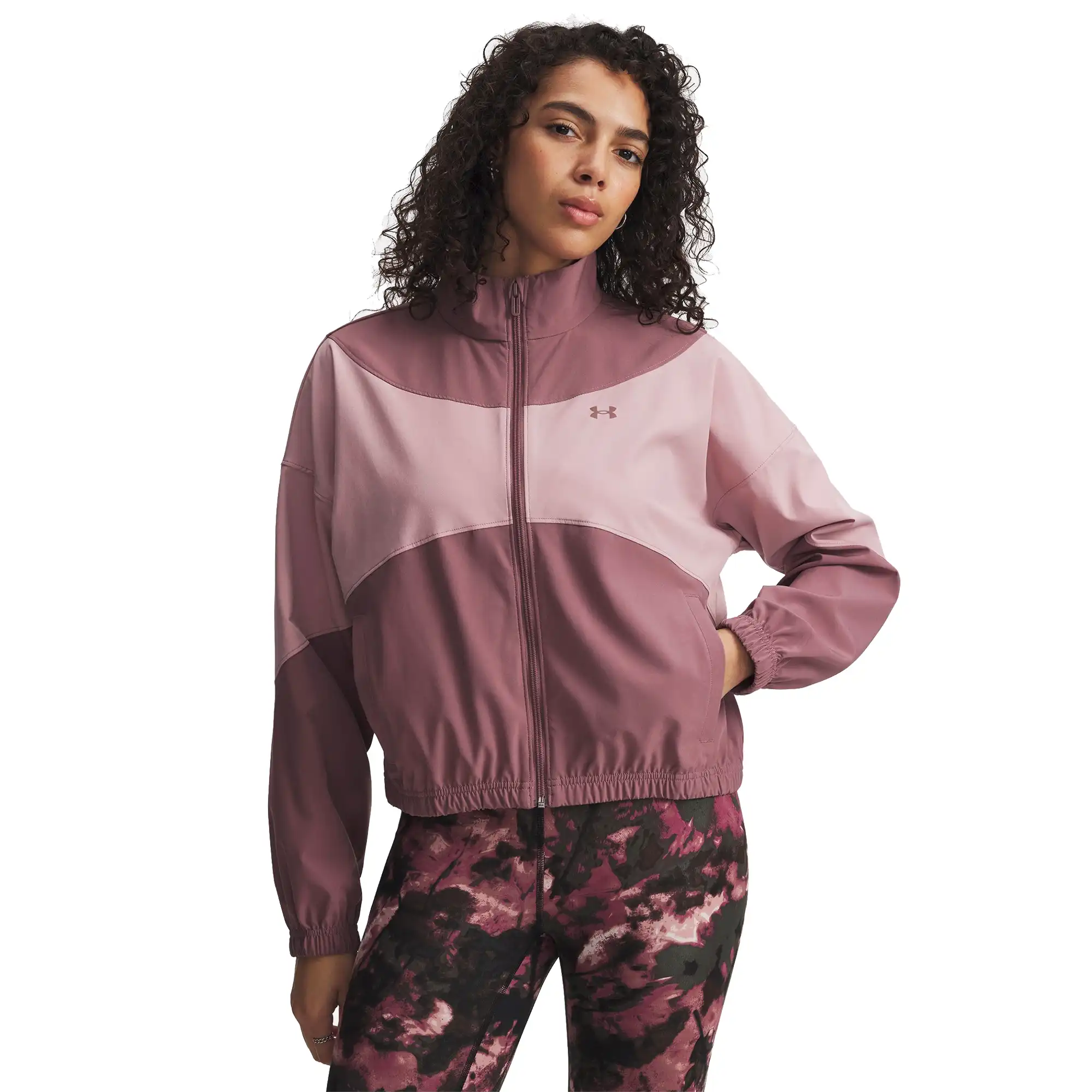 Chamarra Under Armour Entrenamiento Rival Woven Mujer 1389631-651