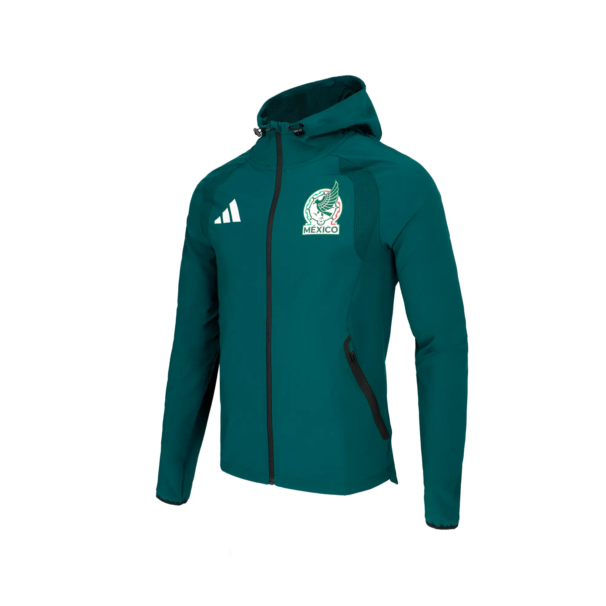 Chamarra adidas Futbol Selección Mexicana Tiro Travel Hombre JZ6486