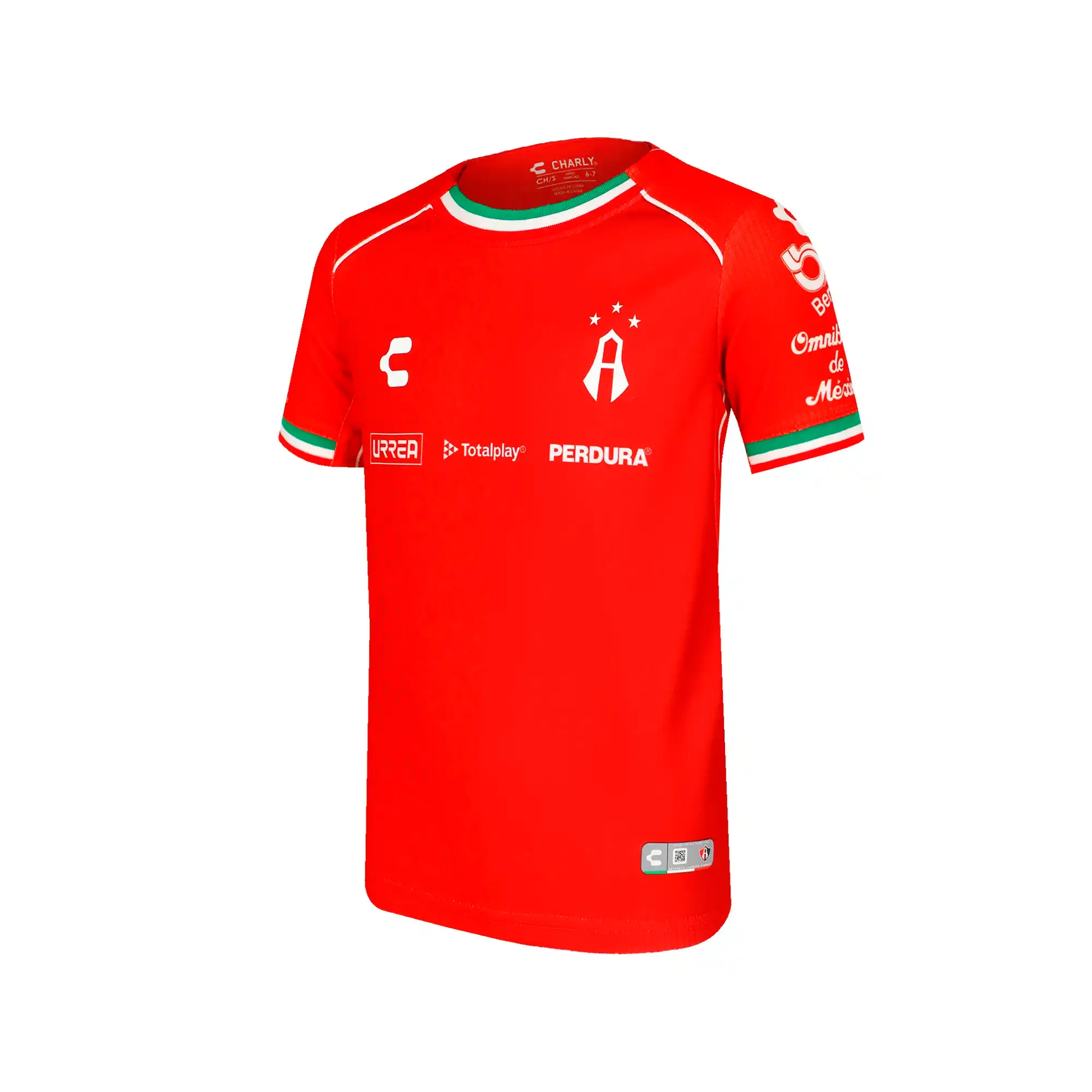 Jersey Charly Futbol Atlas Tercero 25/26 Niño 5020414600