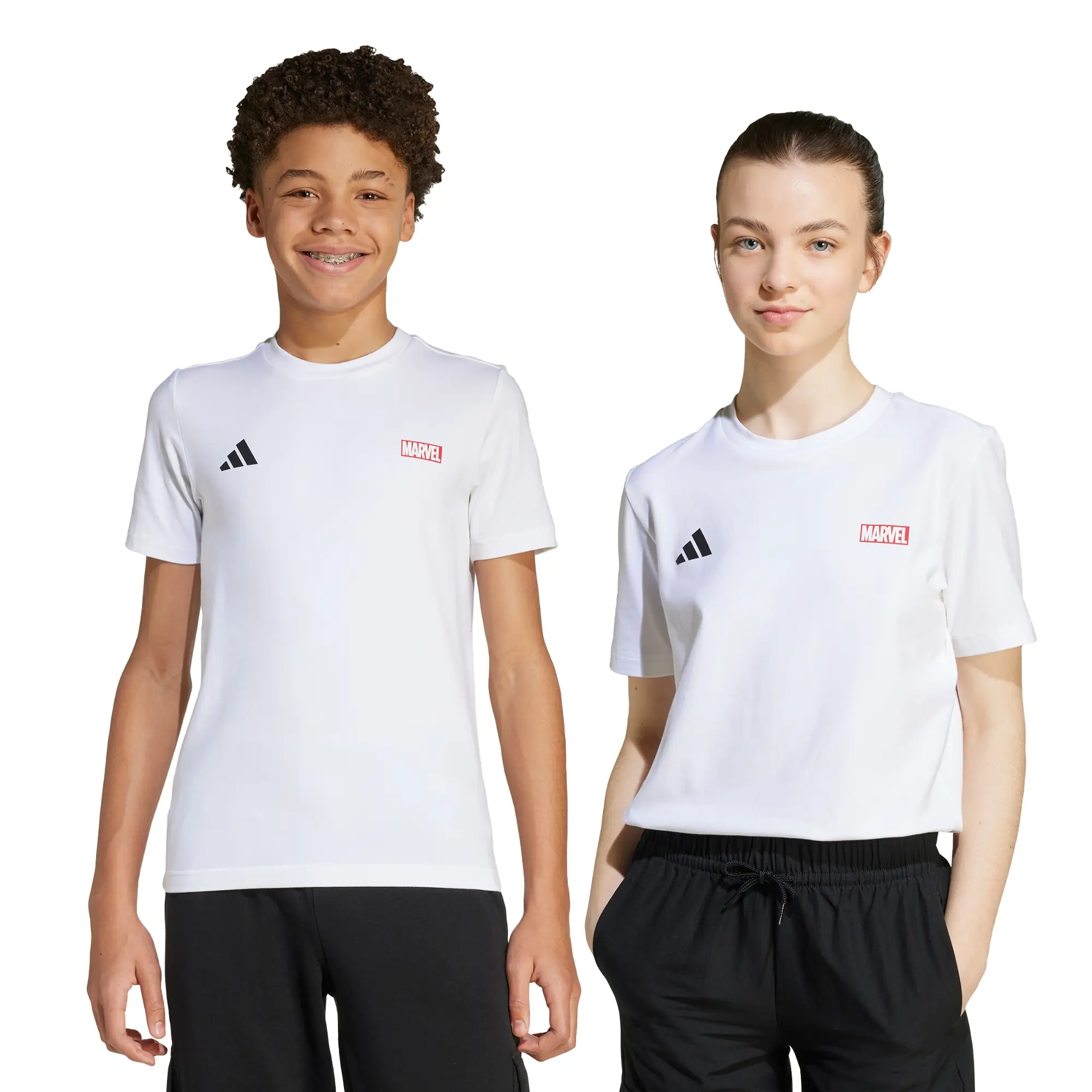 Playera adidas Casual x Marvel Spider-Man Graphics Infantil Unisex JM0819