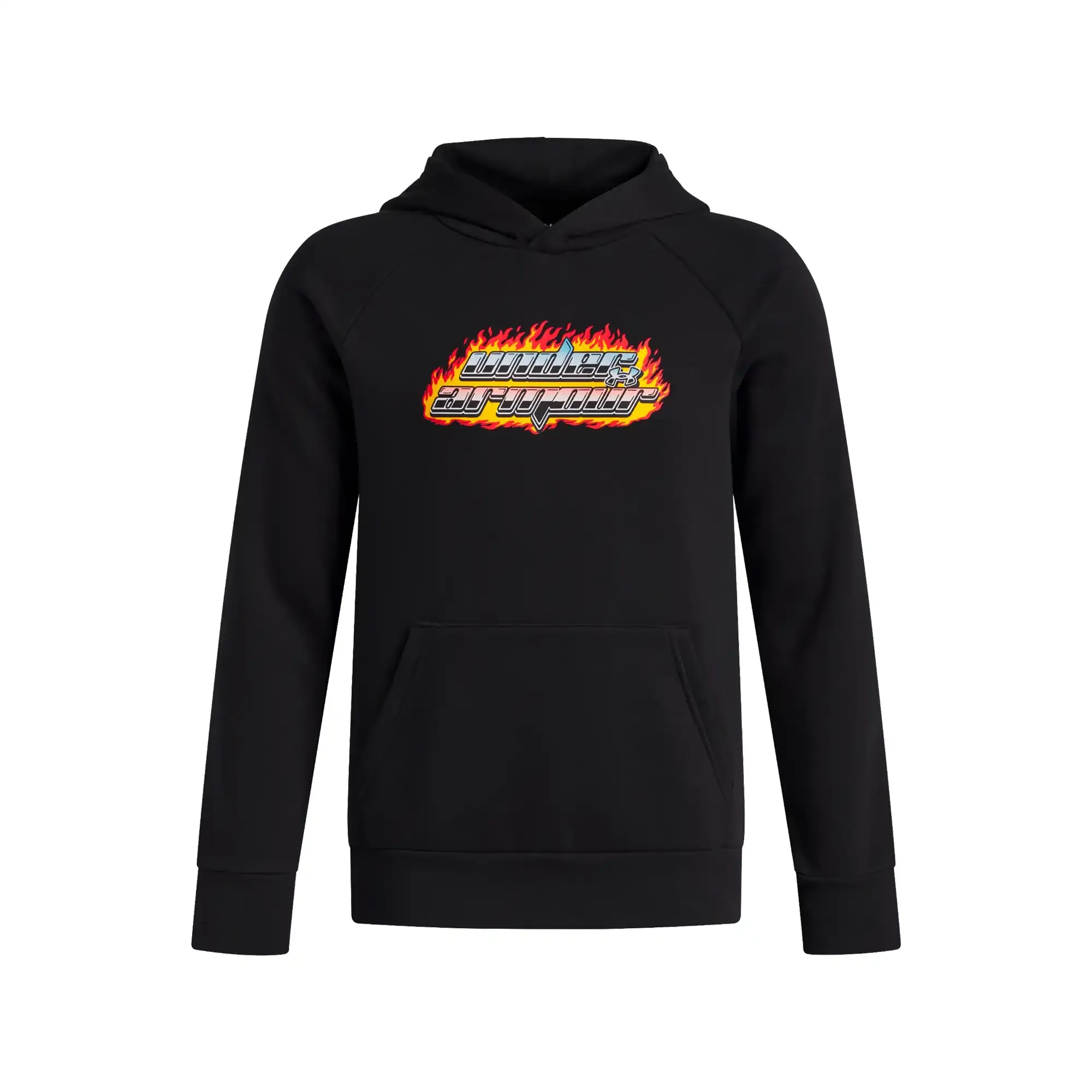 Sudadera Under Armour Casual Rival Fleece Flamin Wordmark Niño 6003781-001