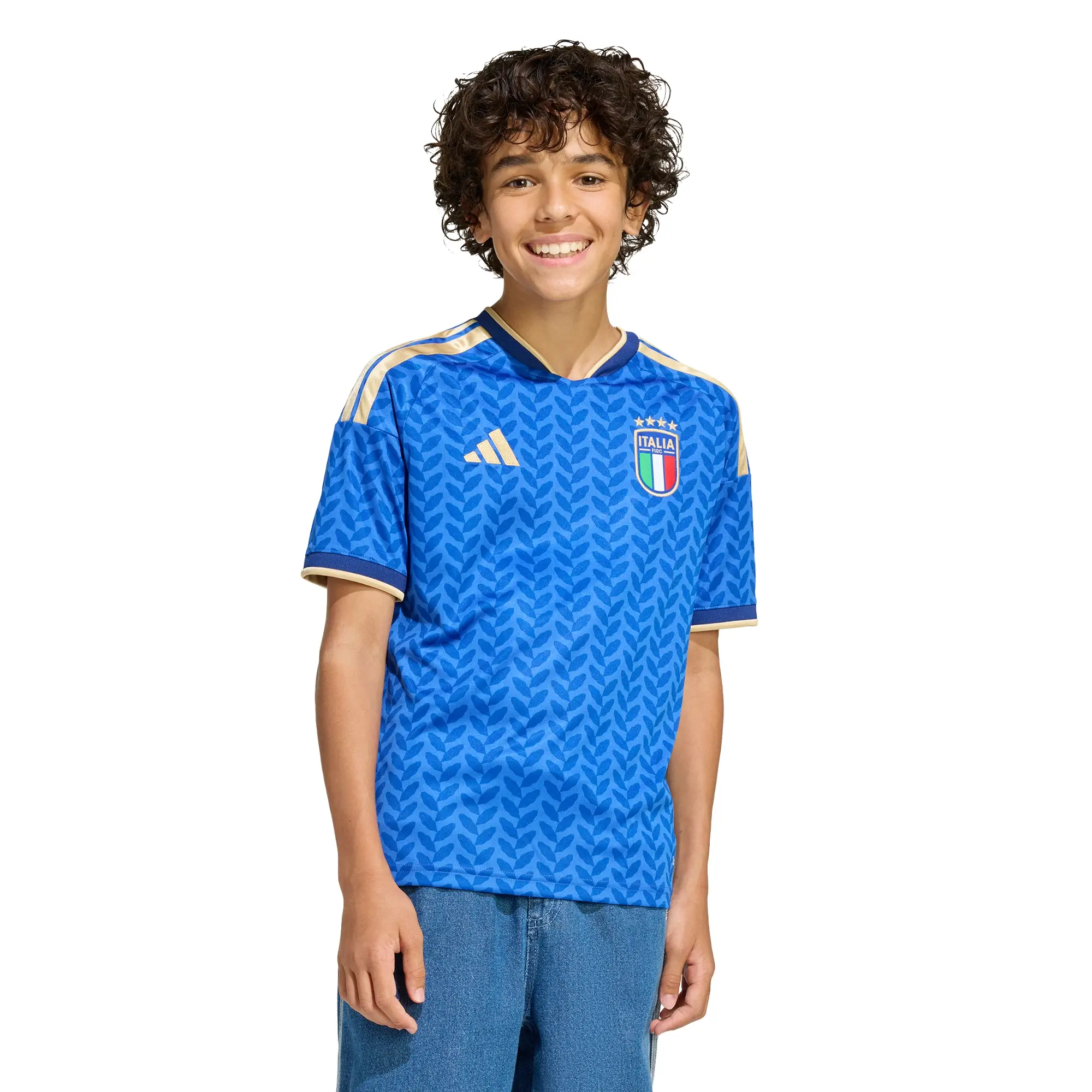 Jersey adidas Futbol Italia Local Fan 2026 Niño JY7585
