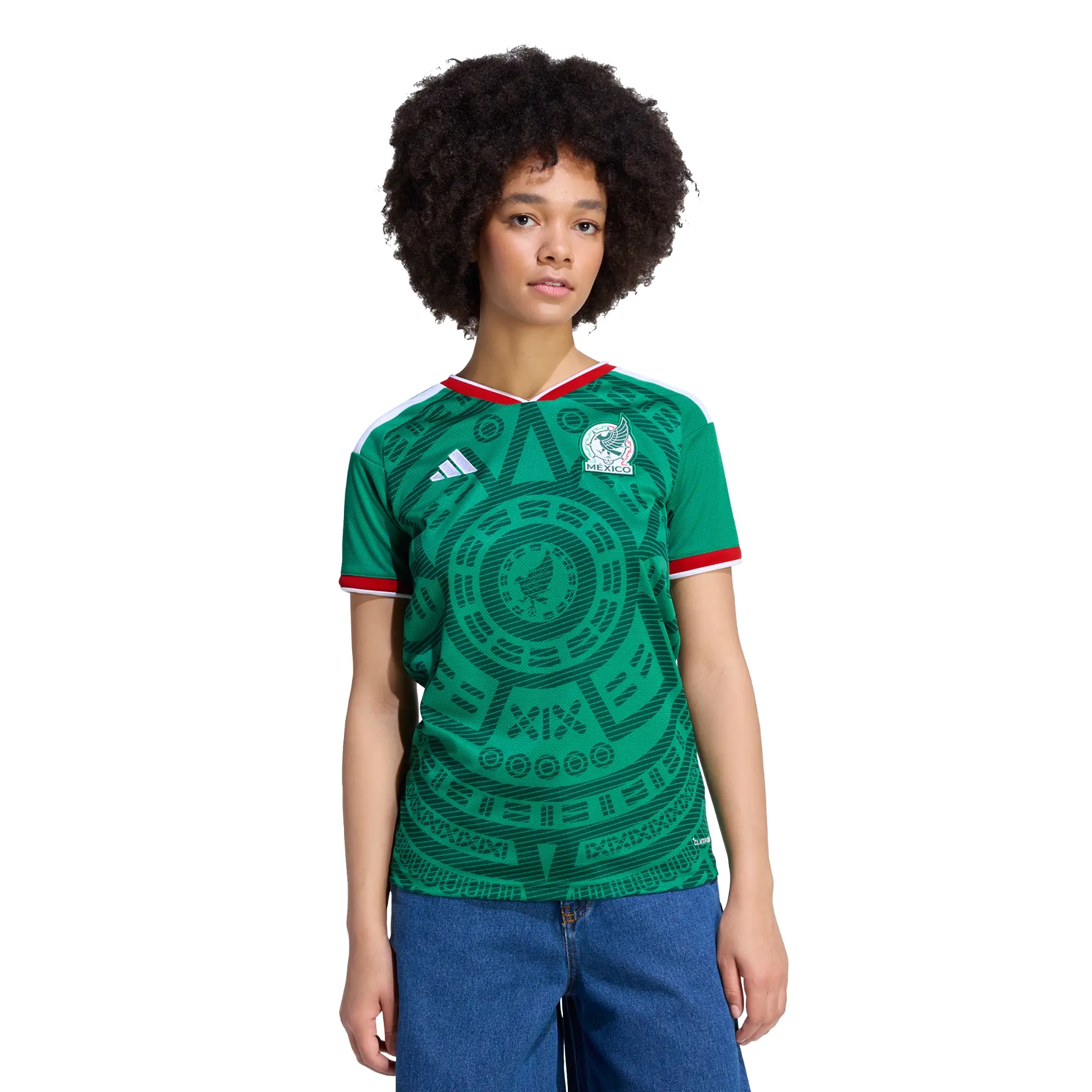 Jersey adidas Futbol Selección Mexicana Local Fan 2026 Mujer KA6060