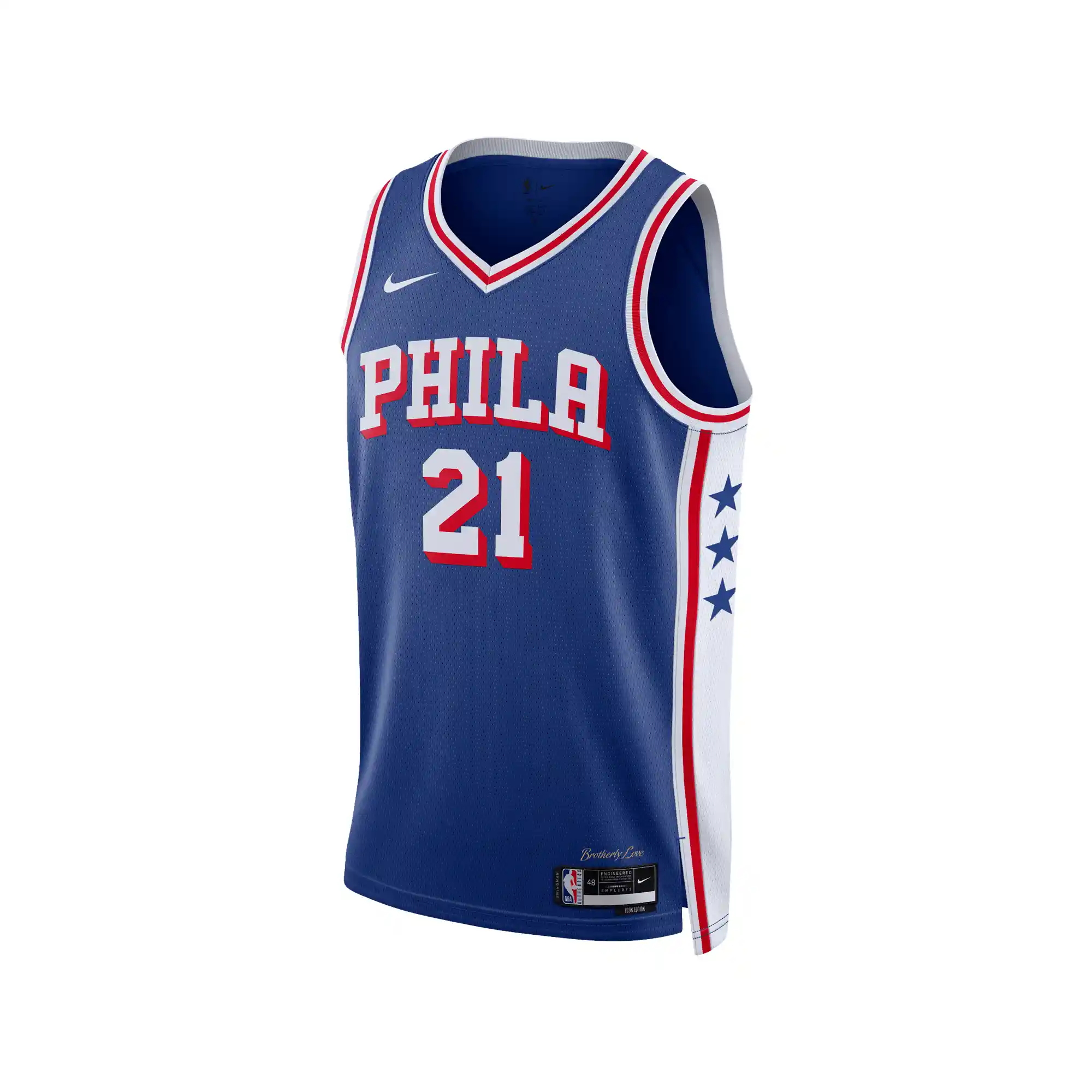 Jersey Nike NBA Philadelphia 76ers Icon Edition Hombre DX8620-401