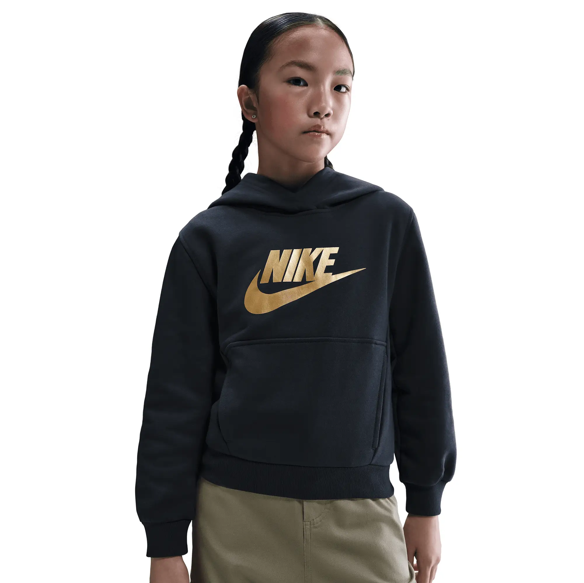 Sudadera Nike Casual Sportswear Club Fleece Infantil Unisex IH2874-010