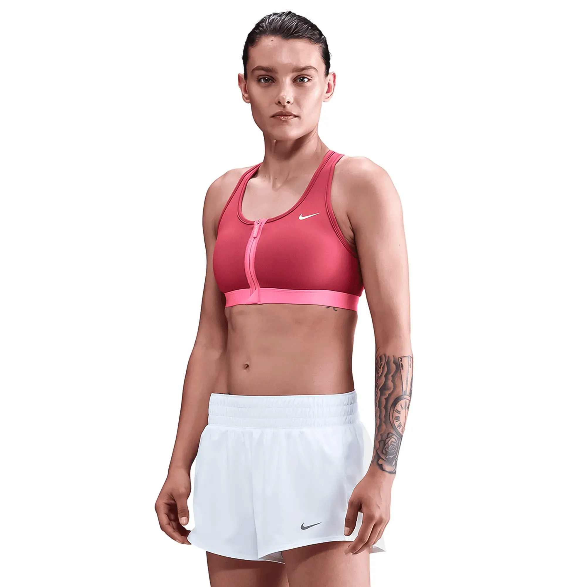 Sujetador Deportivo Nike Swoosh Front Zip Mujer FN2731-634