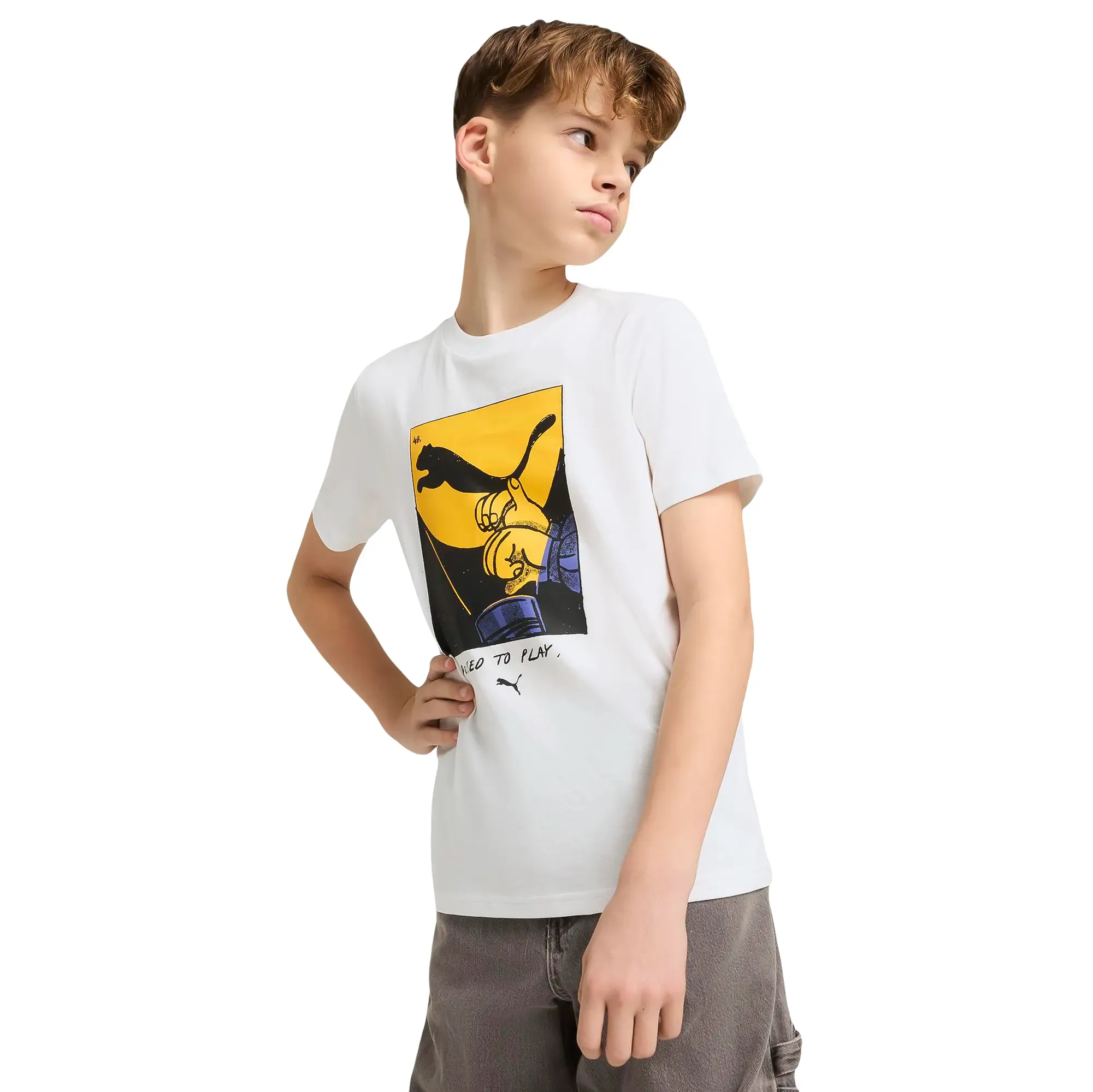 Playera Puma Casual Graphics III Niño 629873 02