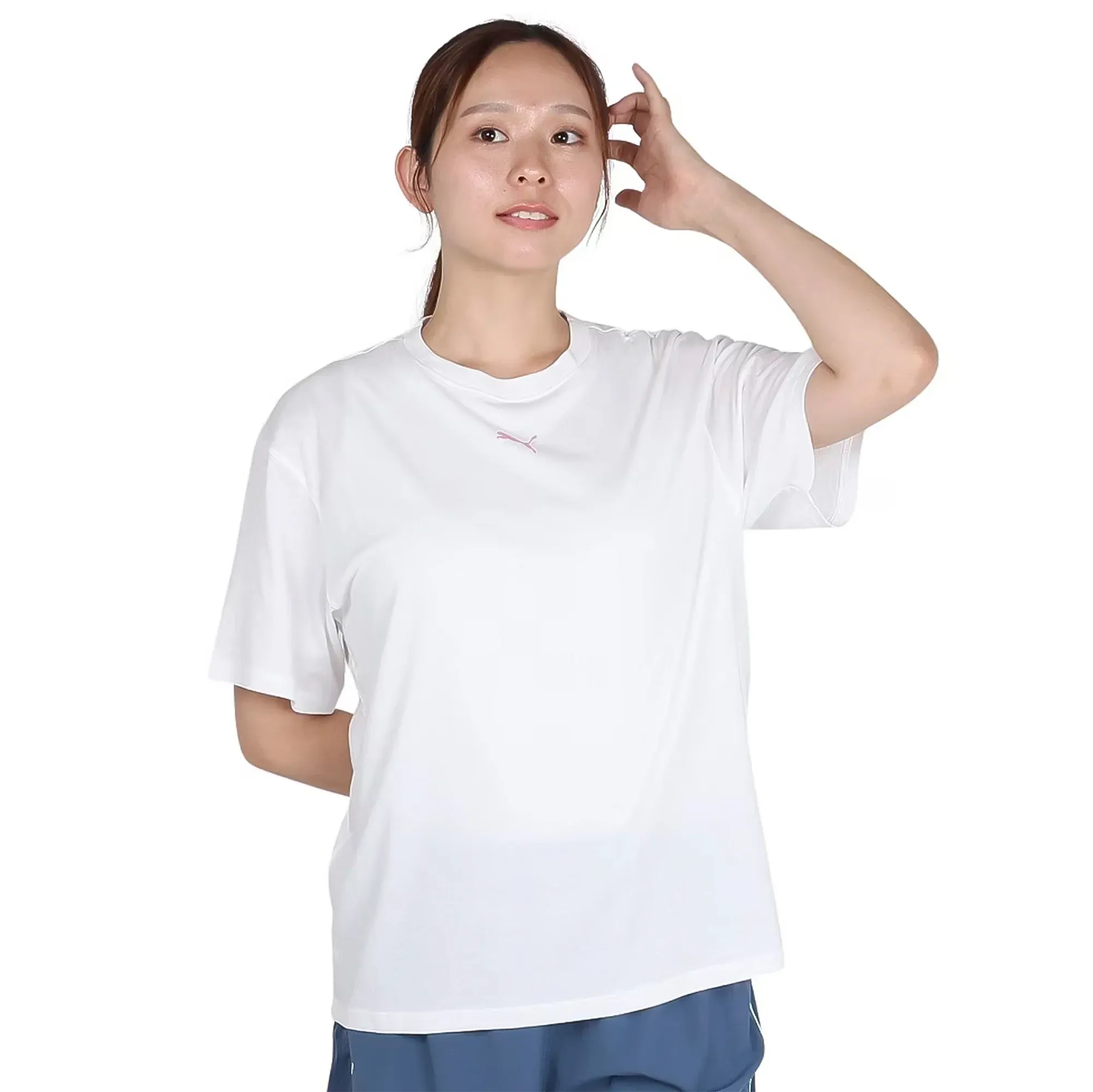 Playera Puma Entrenamiento Floral Cat Mujer 527622 02