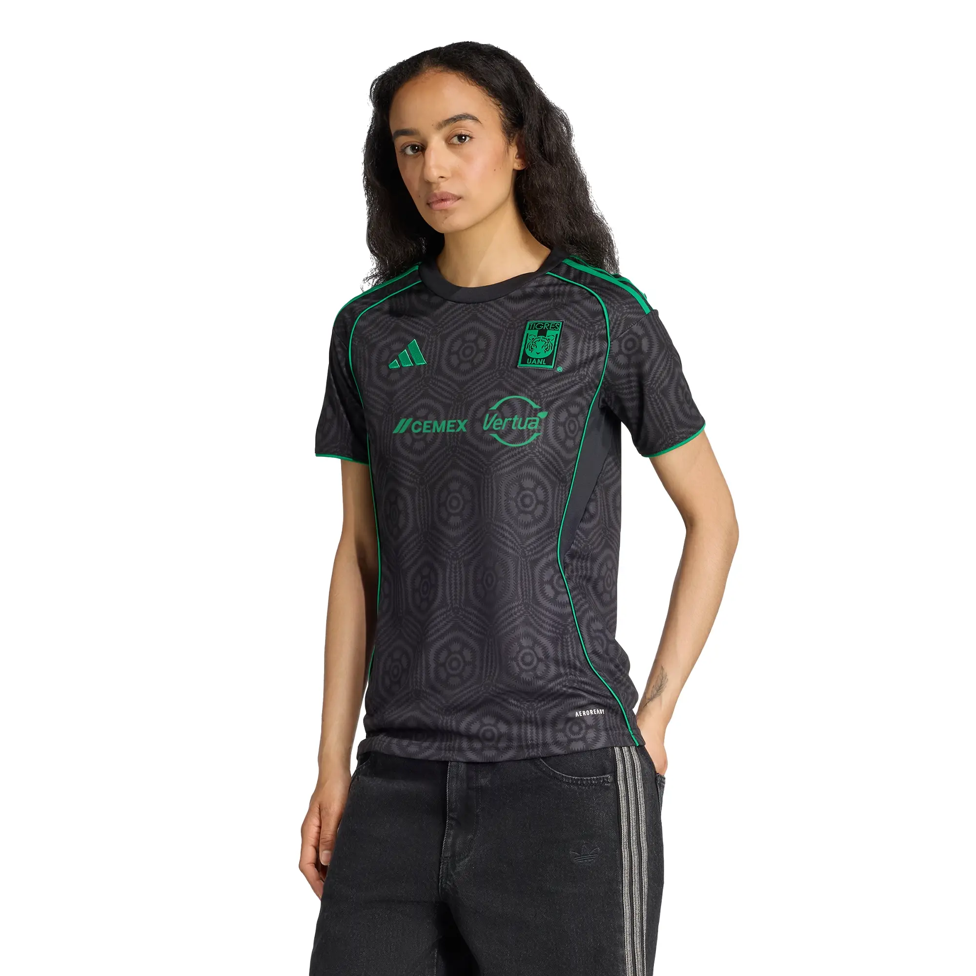 Jersey adidas Futbol Tigres Tercero Fan 25/26 Mujer JJ2219