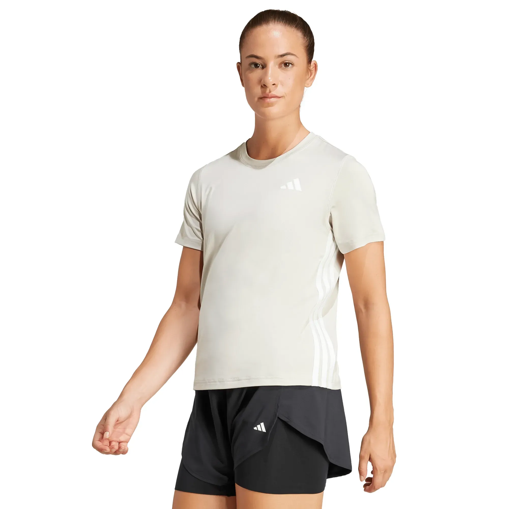 Playera adidas Essentials Train 3 Stripes Mujer JD6530