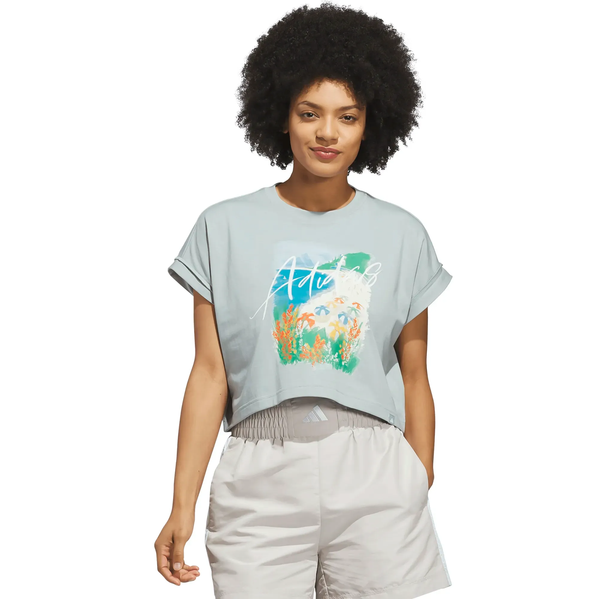 Top adidas Casual Graphic Summer Romance Mujer KB2461
