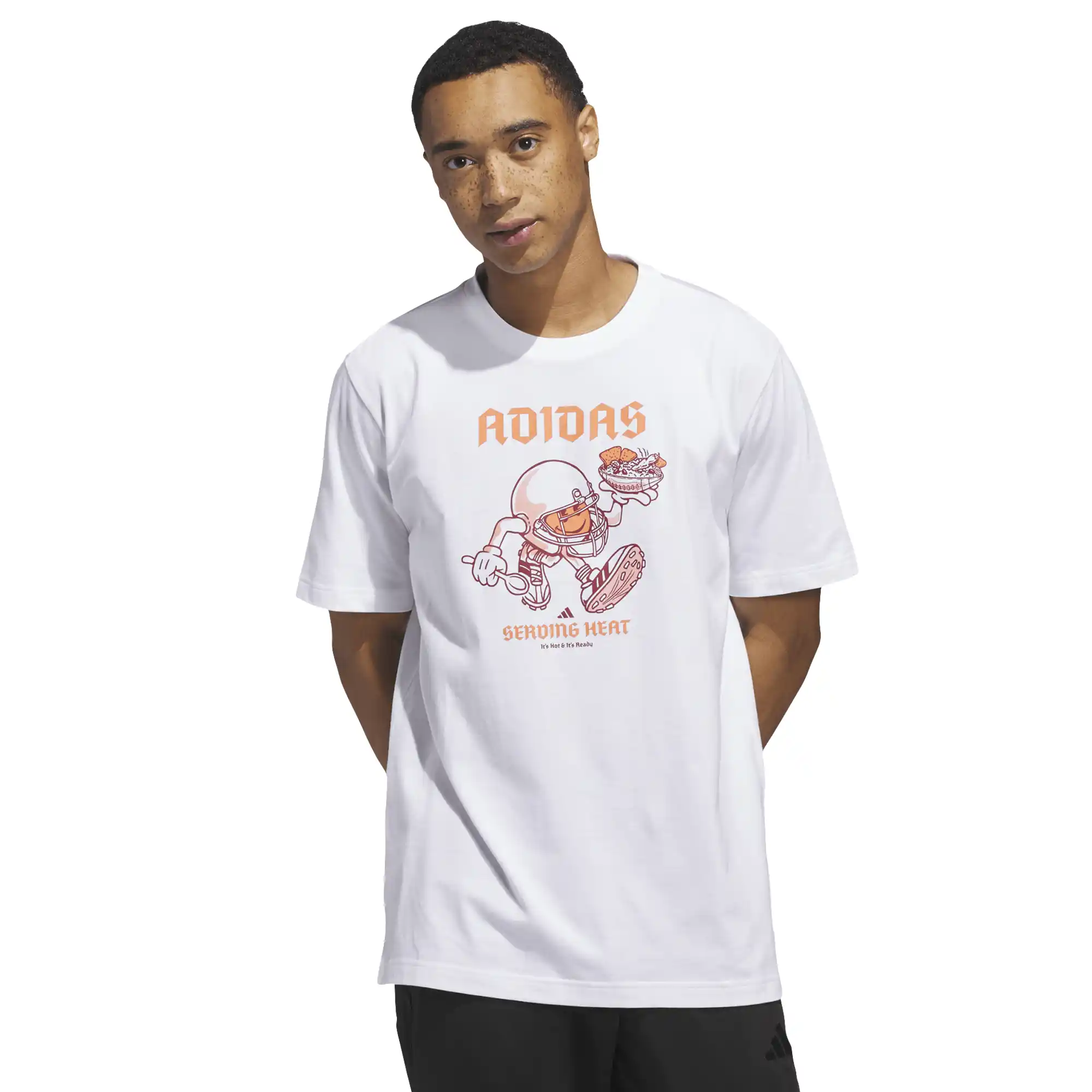 Playera adidas Casual Graphic Stadium Tailgate Hombre KC9945