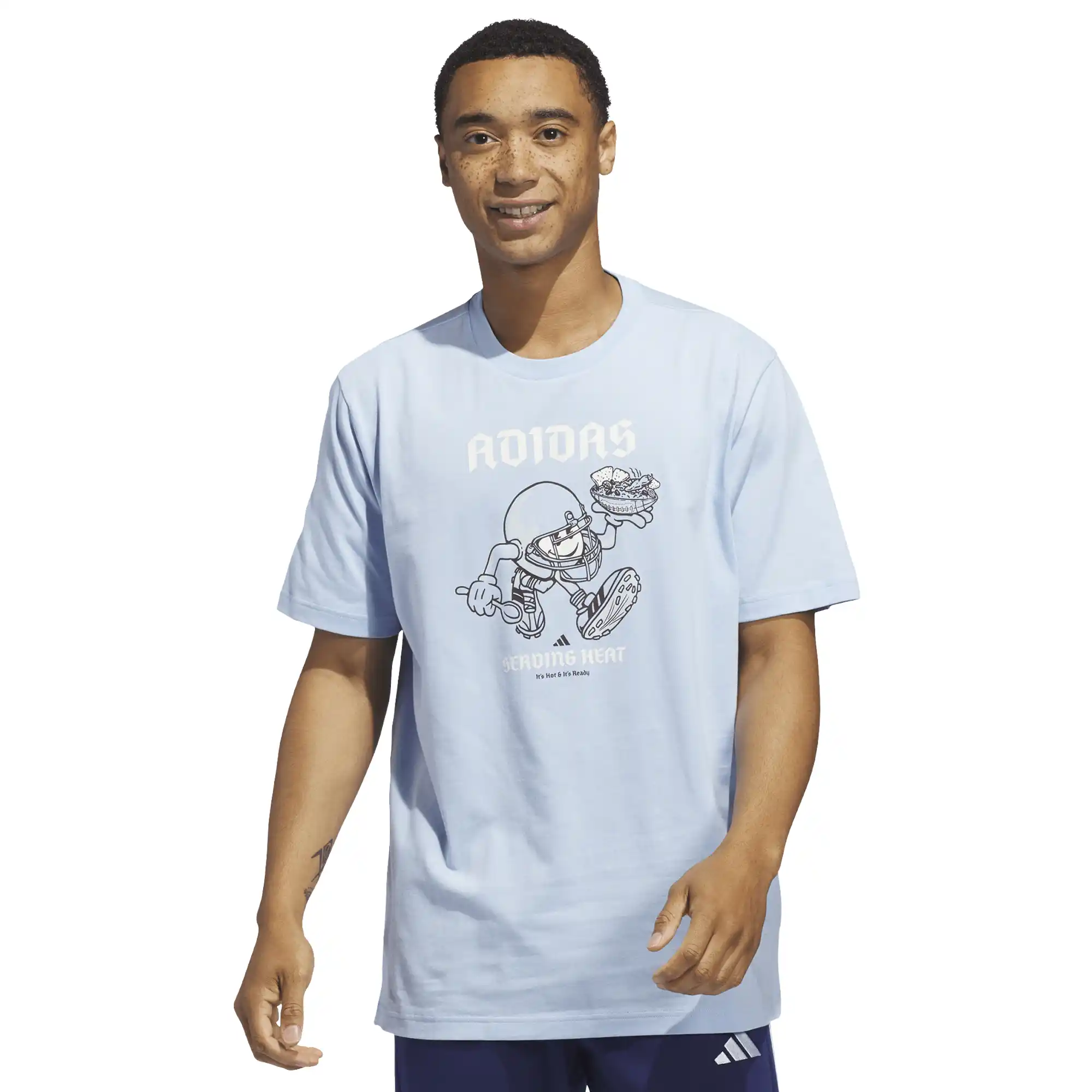Playera adidas Casual Graphic Stadium Tailgate Hombre KE7760