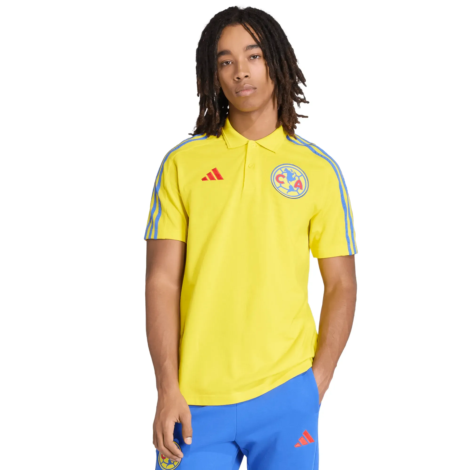 Polo adidas Futbol Club América DNA Hombre KC4419