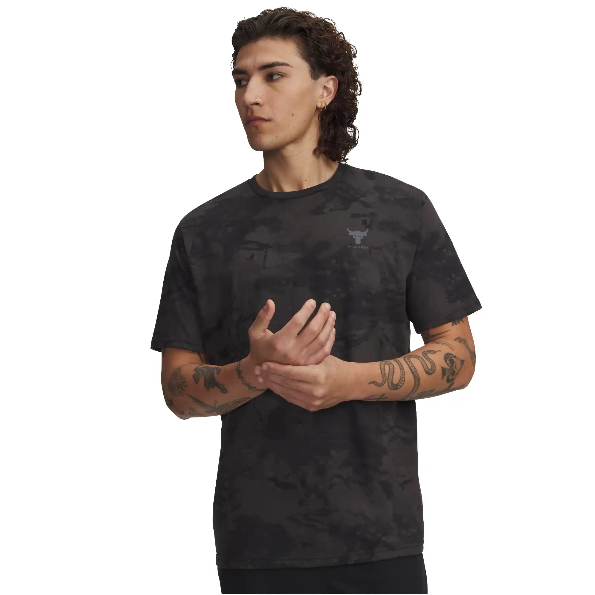 Playera Under Armour Entrenamiento Project Rock Hombre 1389898-003