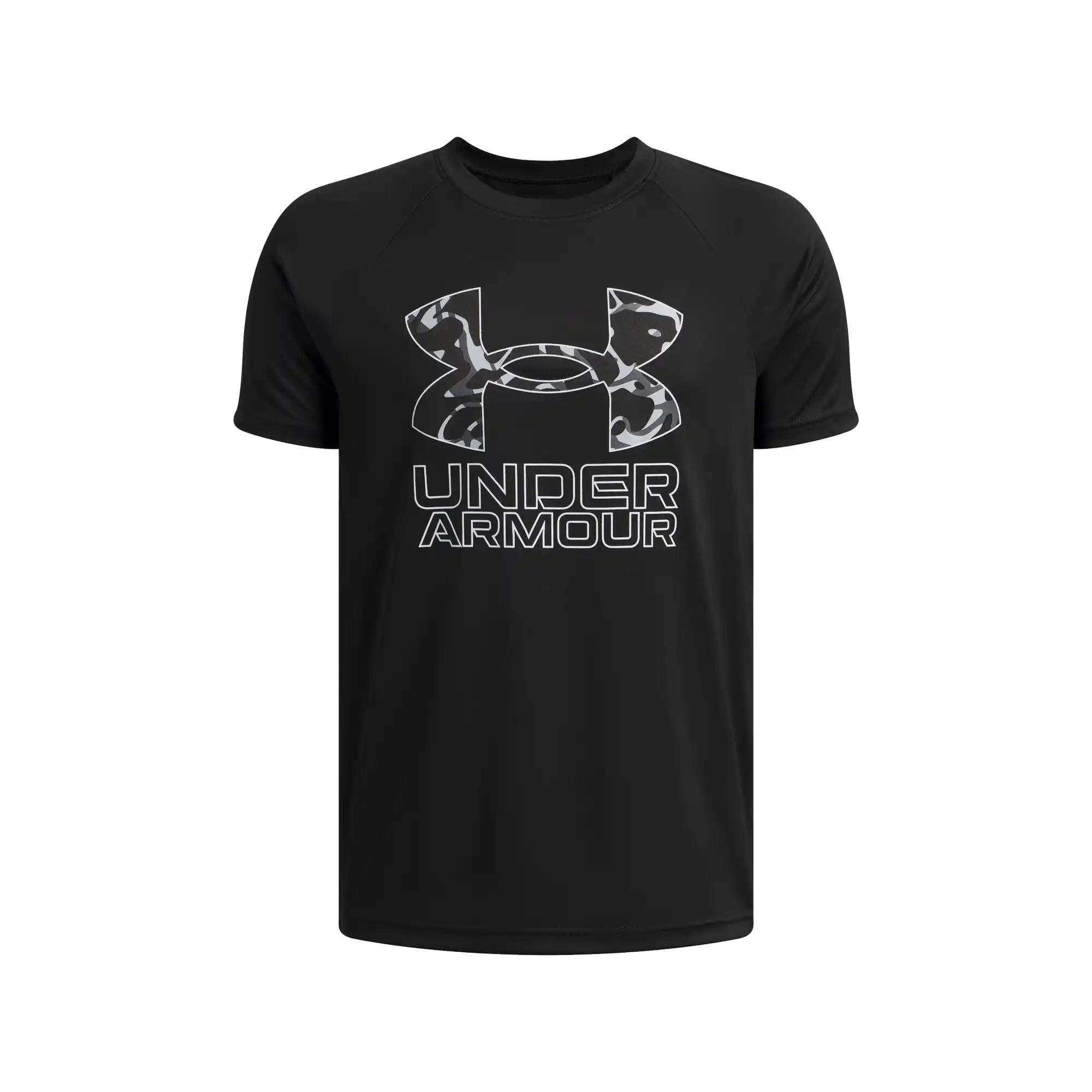 Playera Under Armour Entrenamiento Hybrid Print Niño 1387036-007