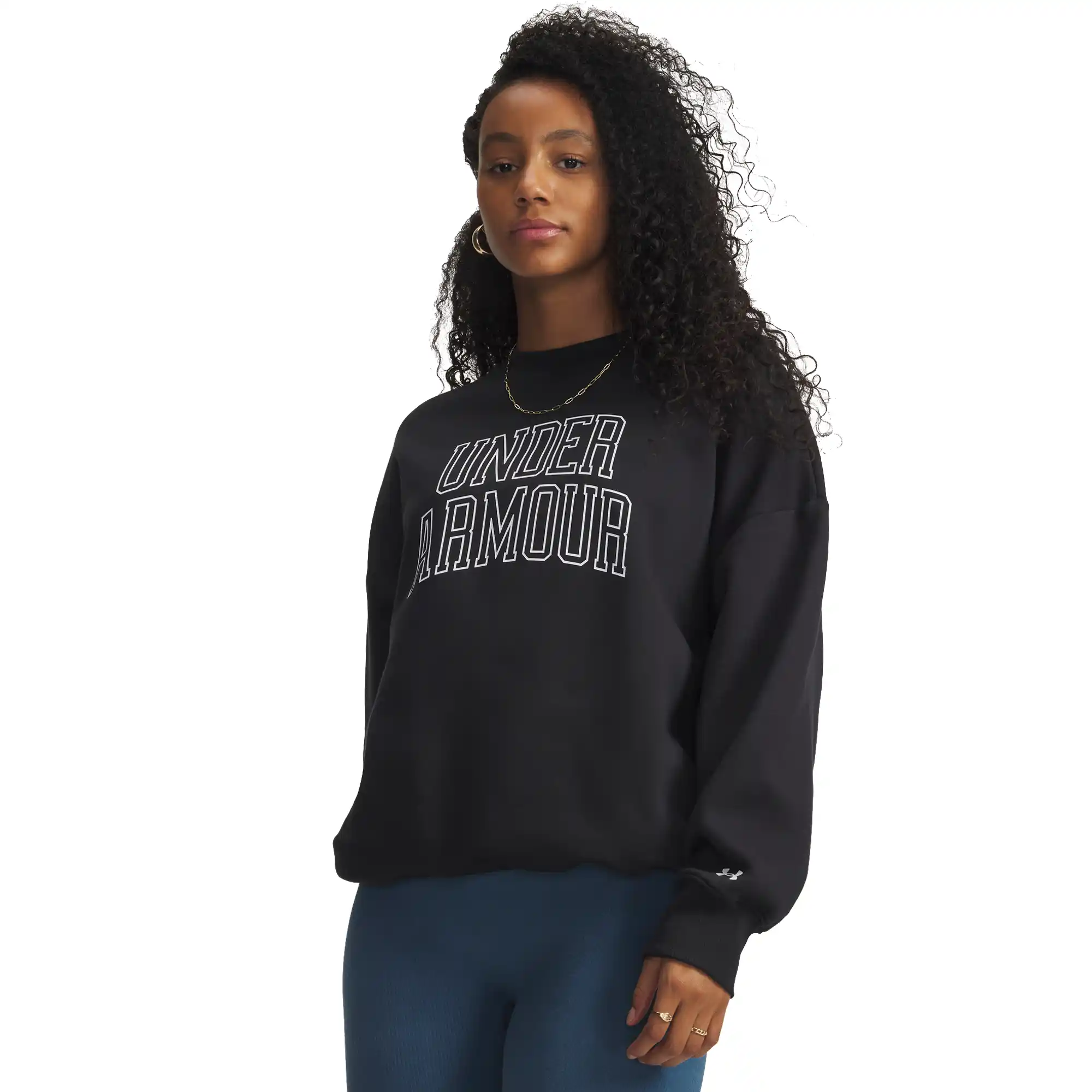 Sudadera Under Armour Entrenamiento Rival Fleece Varsity Mujer 6007880-001