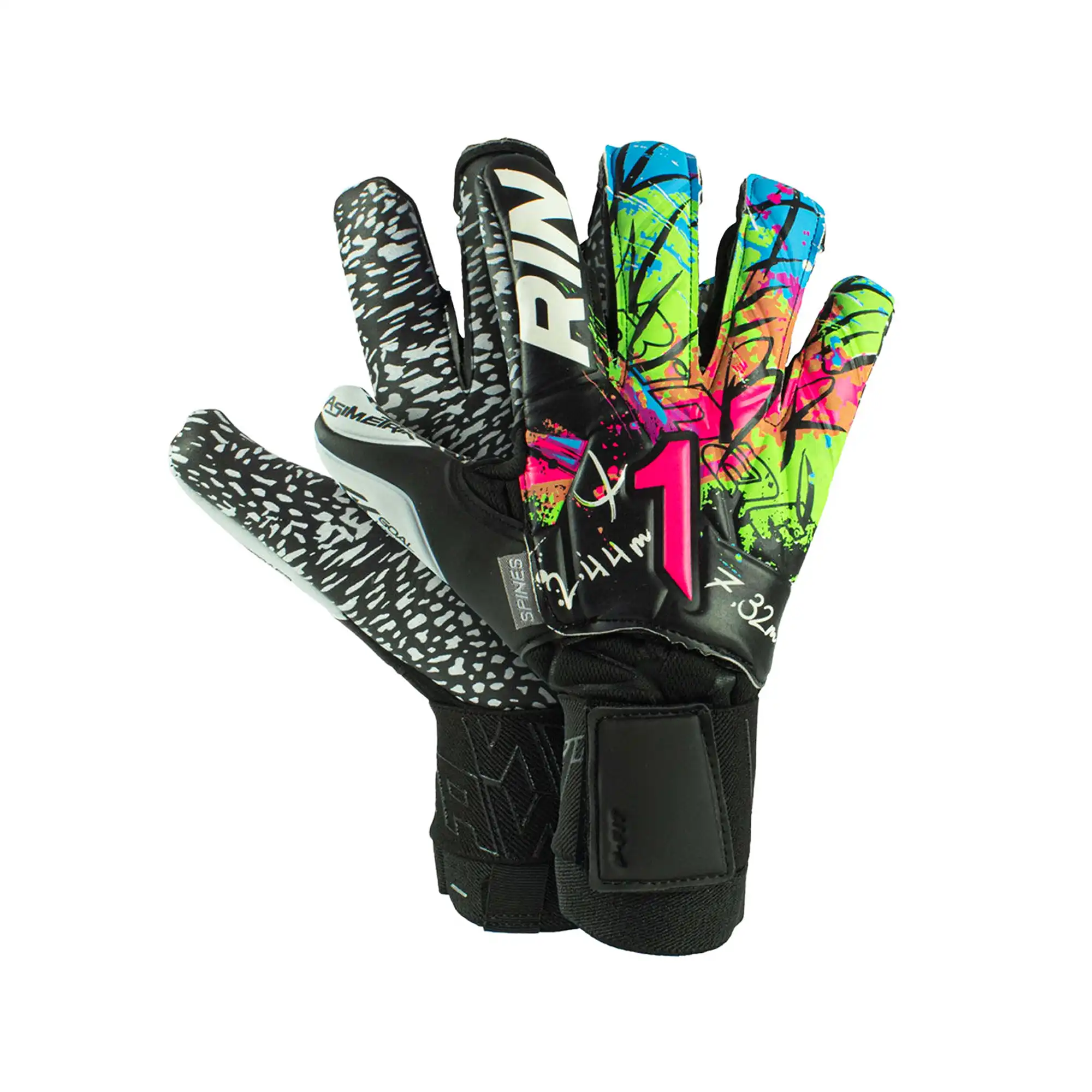 Guantes Rinat Futbol Asimetrik Prime Spine con Varilla Niño