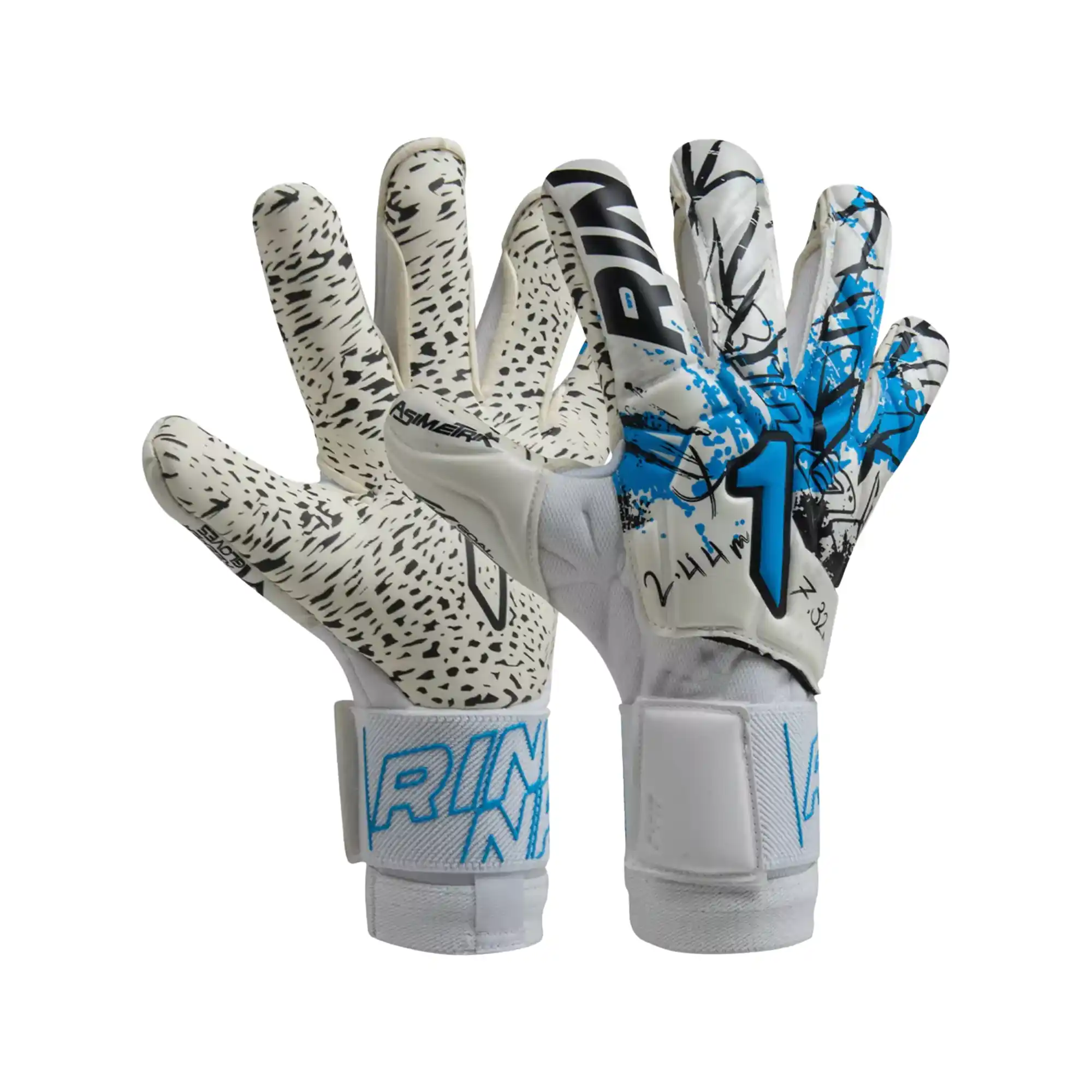 Guantes Rinat Futbol Asimetrik Prime Spine con Varilla Hombre