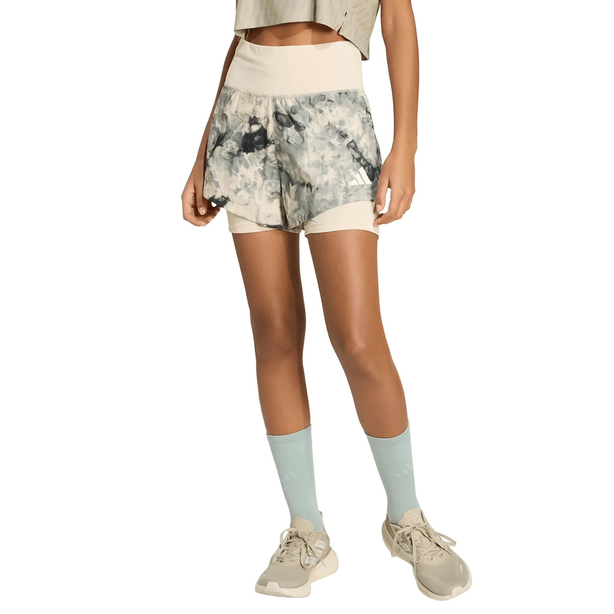 Short adidas Correr adi365 Spray Dye 2 en 1 Mujer KA0321