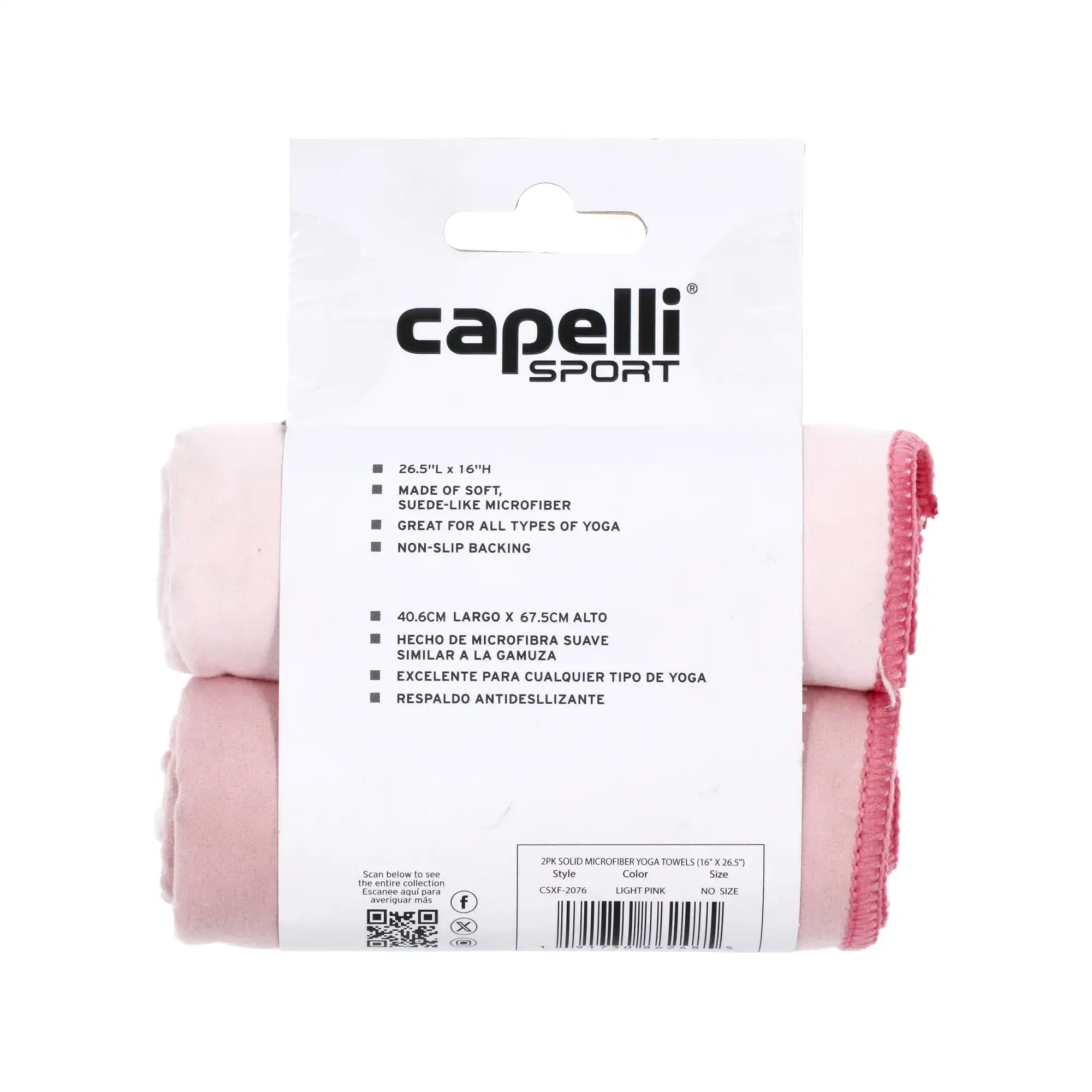 Toalla Capelli Sport Entrenamiento 2 Pack Unisex CSXF-2076-LP