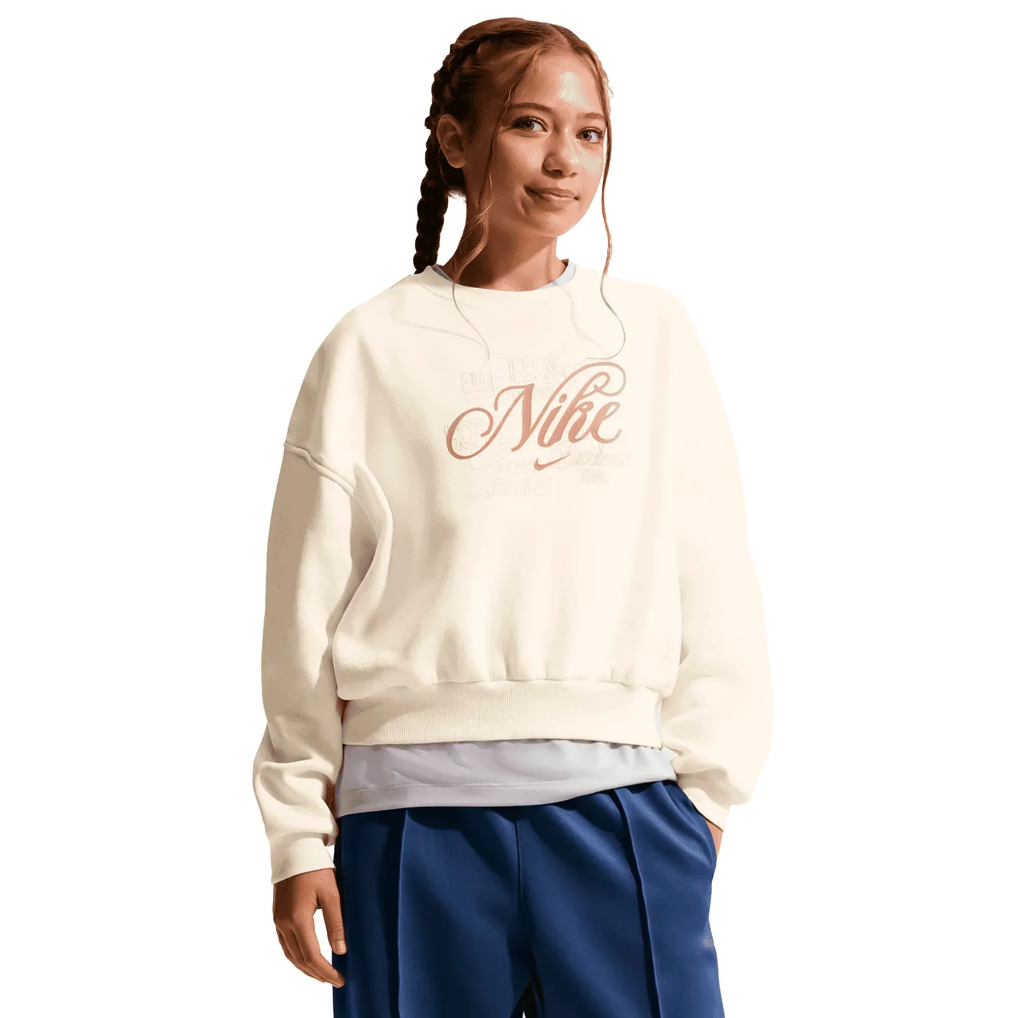 Sudadera Nike Casual Sportswear Club Fleece Niña IF1727-047