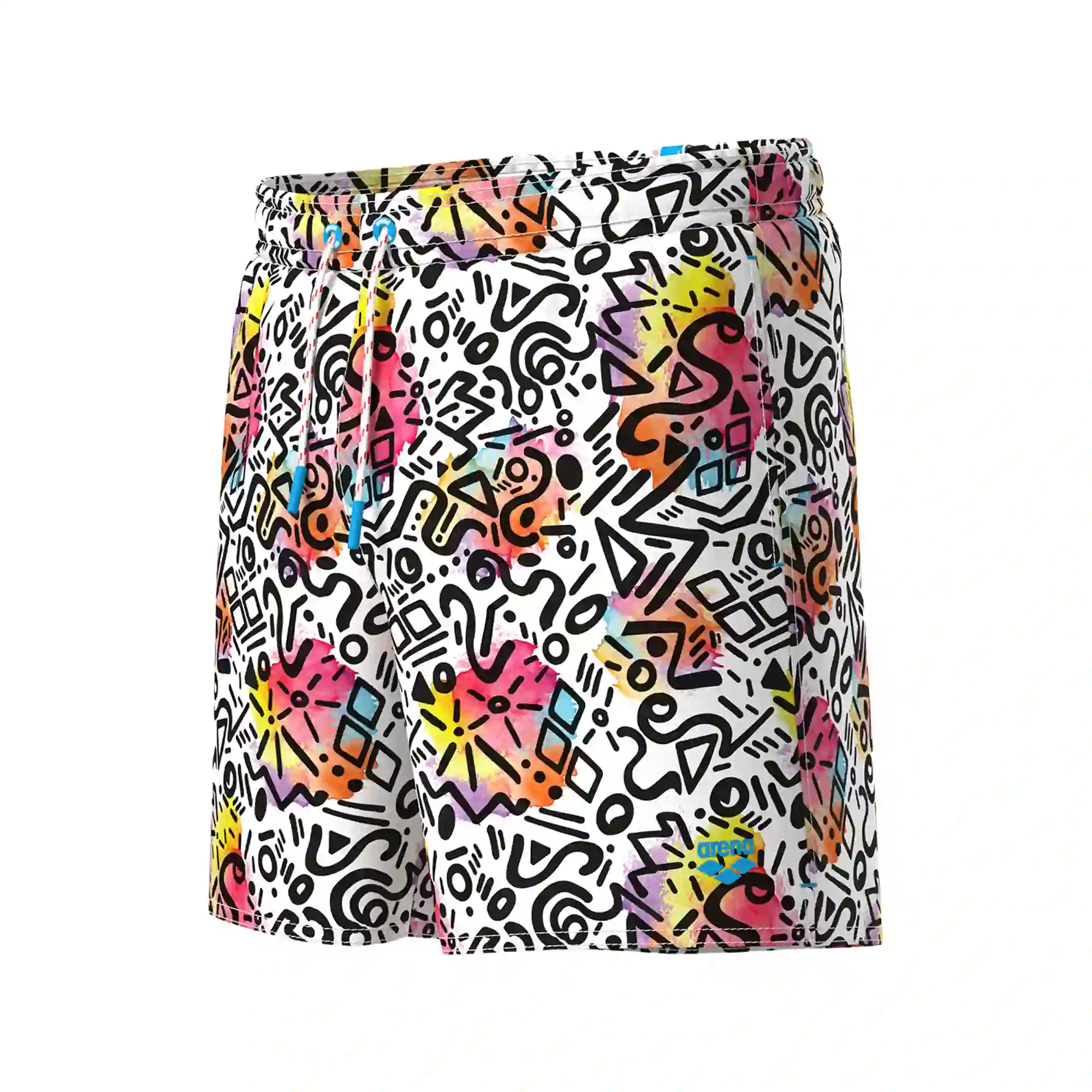 Short Arena Playa Water Prints Allover Hombre 007153-150