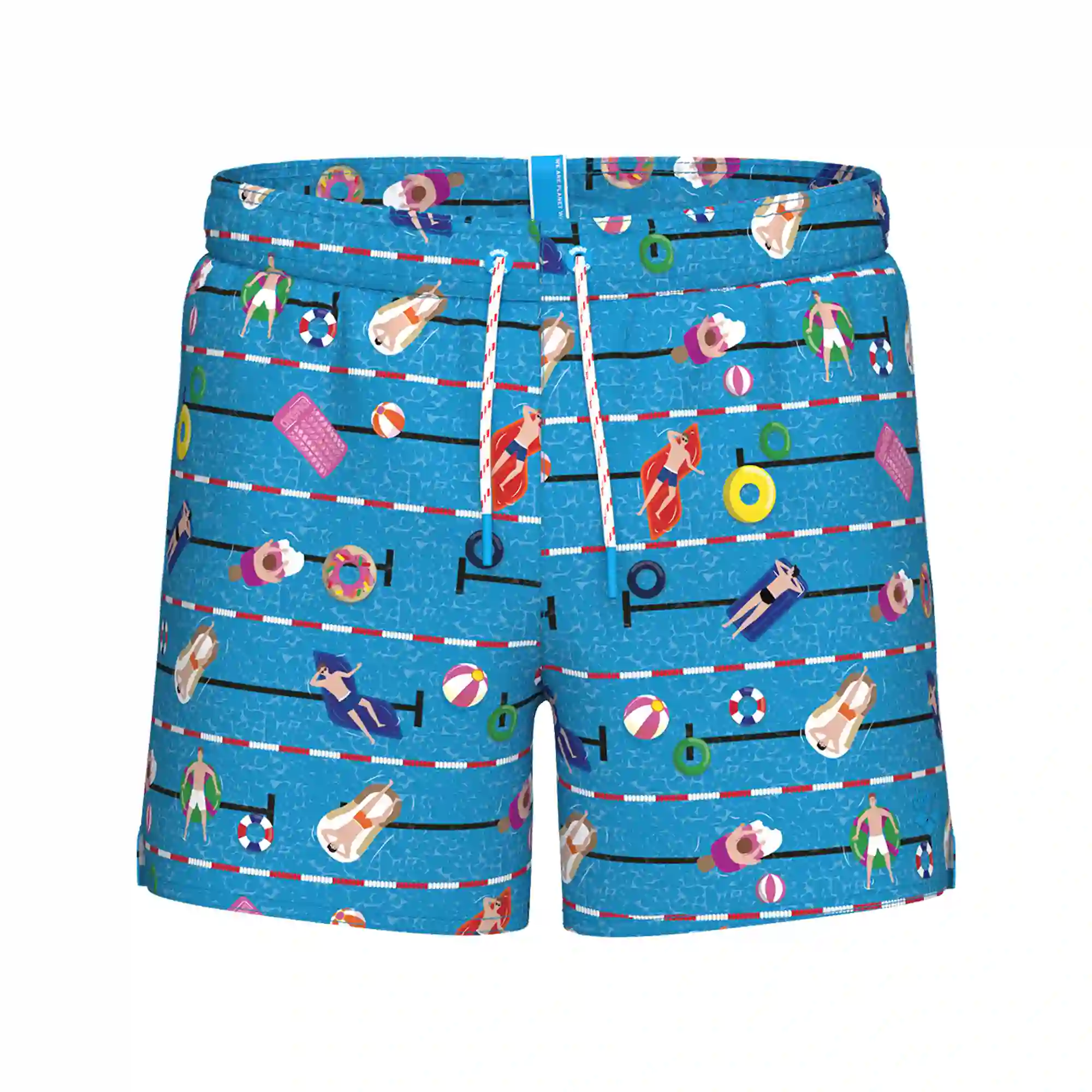 Short Arena Playa Water Prints Allover Hombre 007159-805
